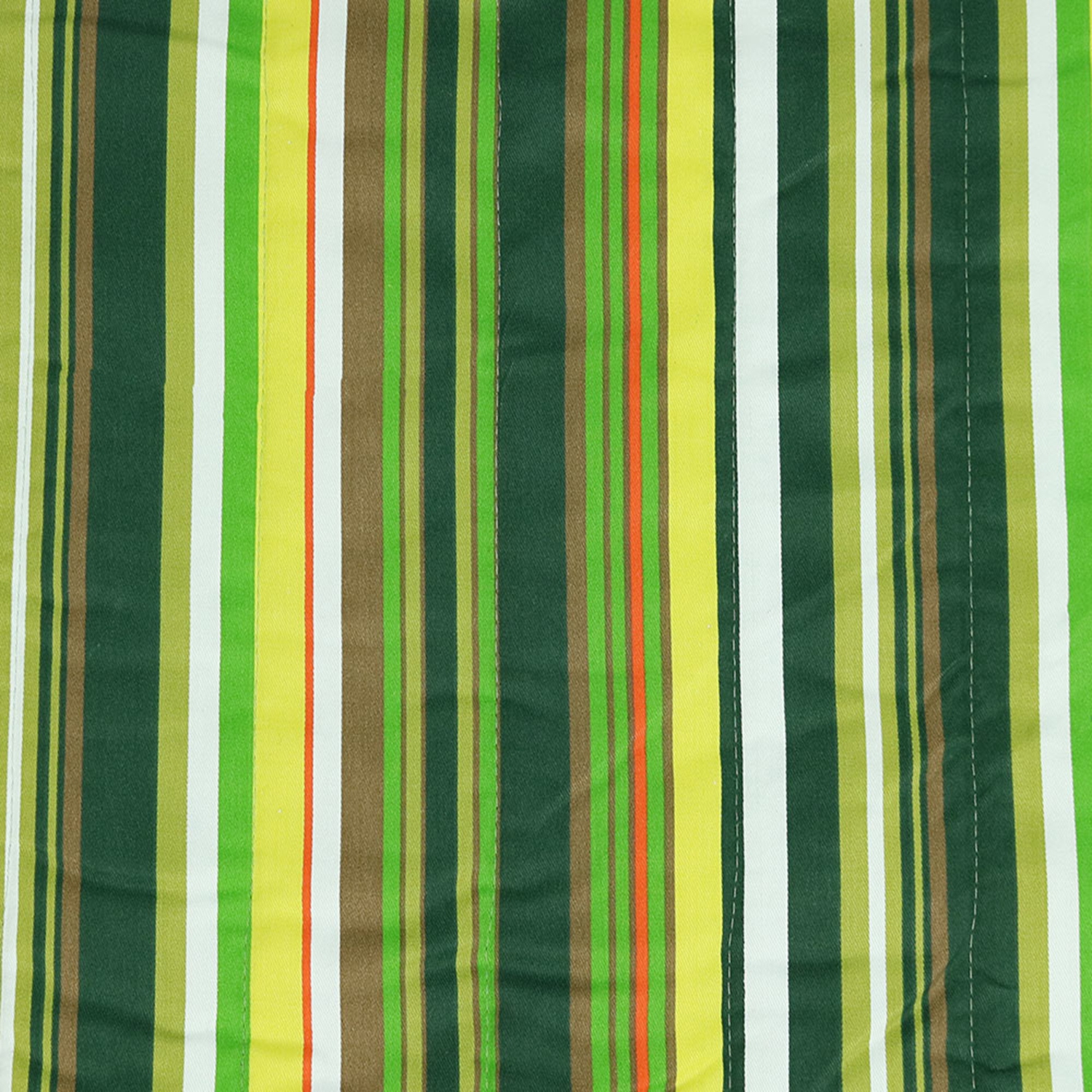 Sunnydaze Large Quilted Hammock with Spreader Bar and Pillow - Melon Stripe