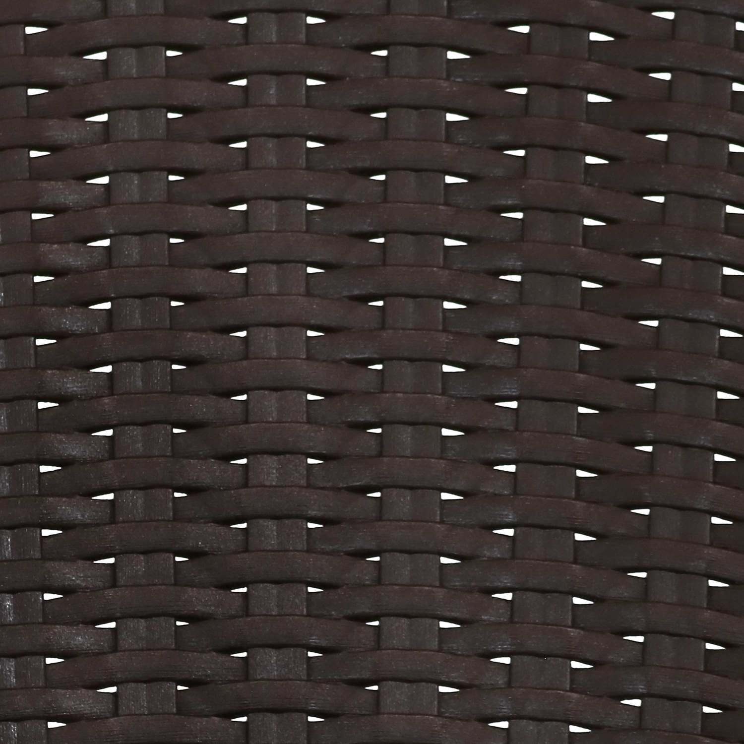 Sunnydaze Segesta All-Weather Plastic Patio Armchair - Wenge - Set of 2