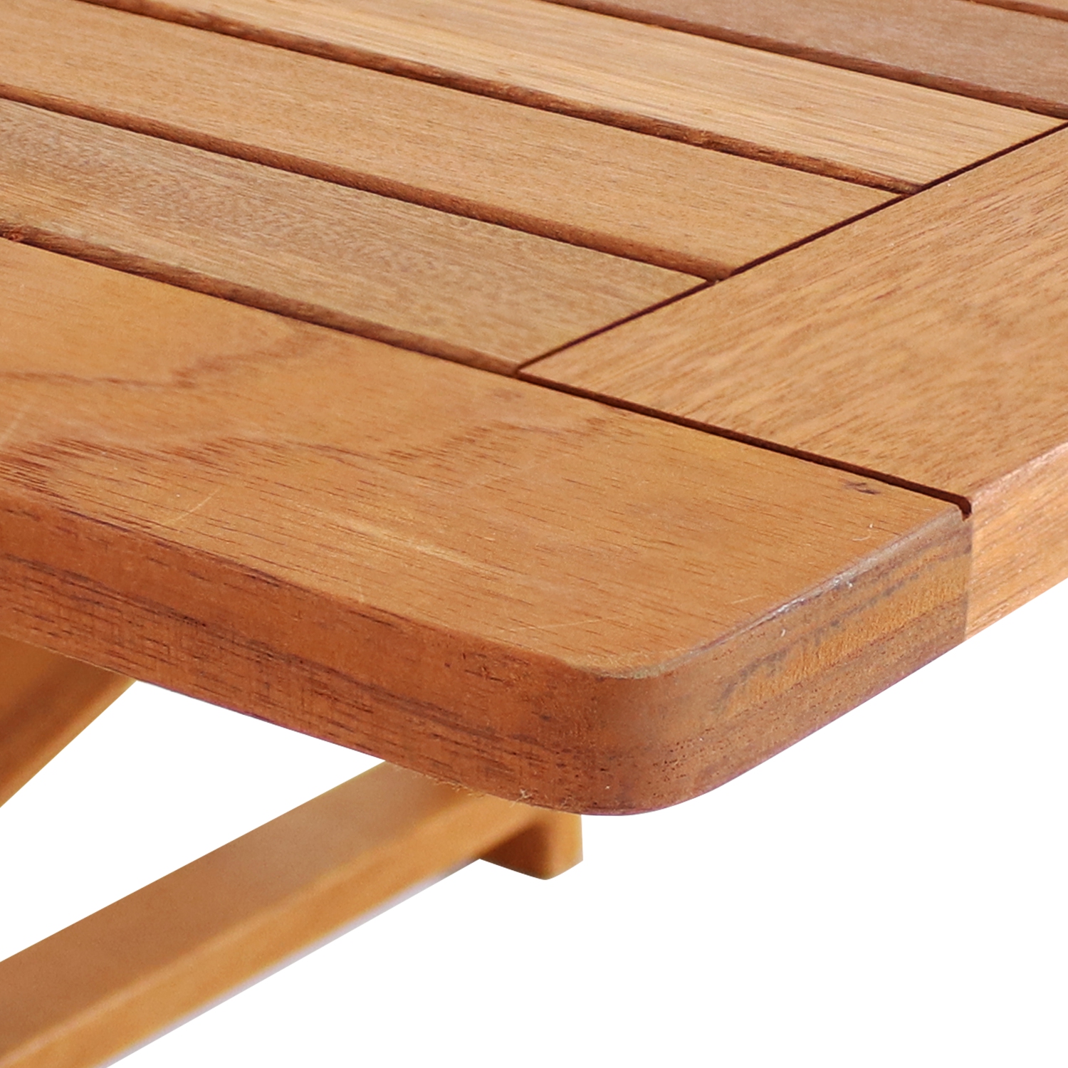 Sunnydaze – Table pliante pour balcon Meranti