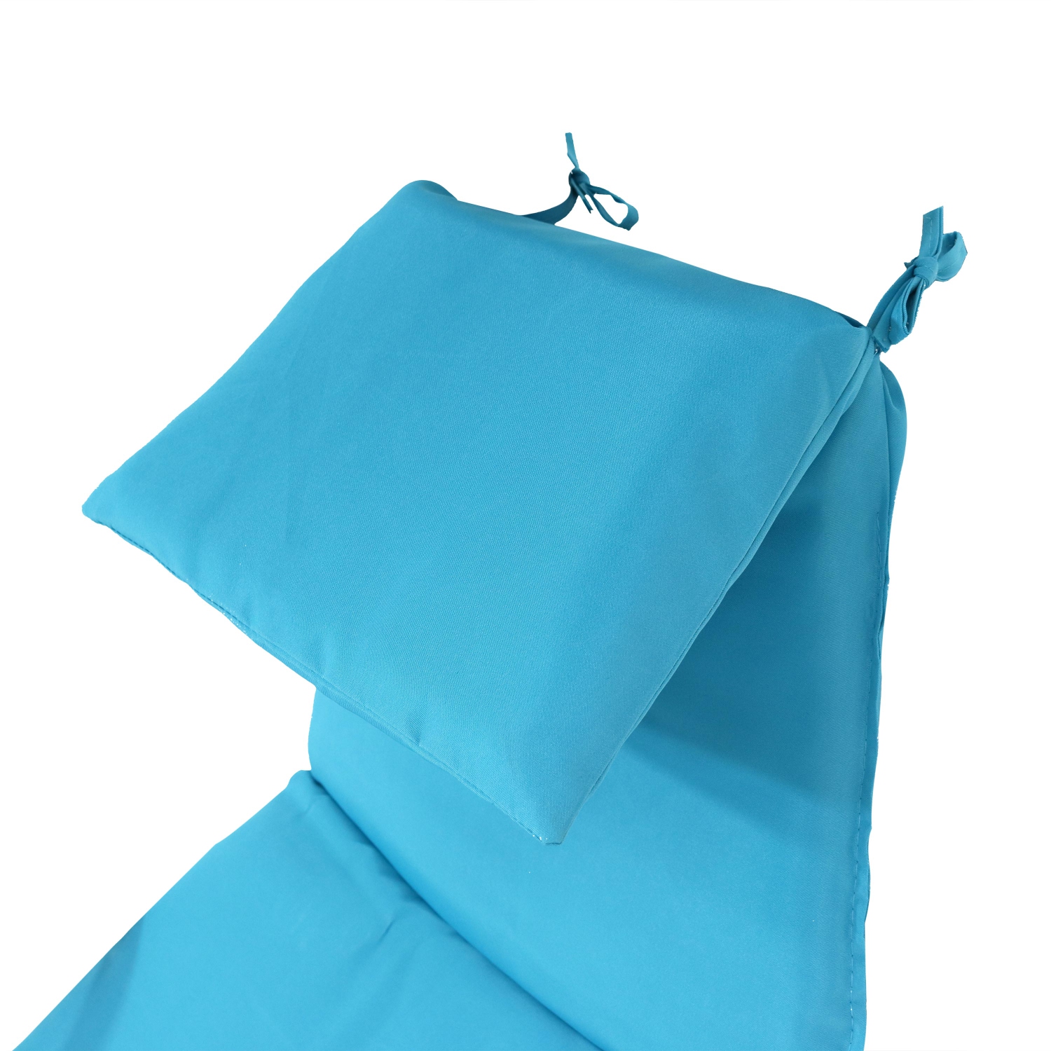 Sunnydaze Outdoor Hanging Lounger Replacement Cushion and Umbrella - Teal