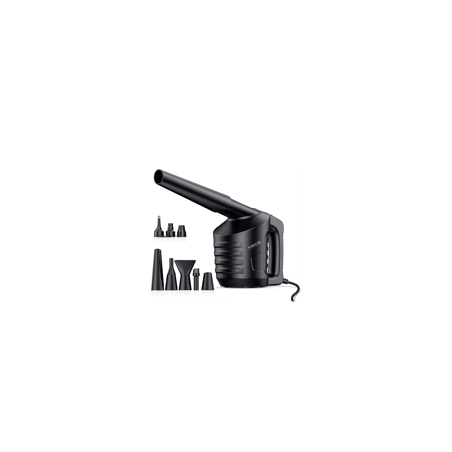 Souffleur à Air Comprimé Électrique 2 En 1 - 500W, 2 Vitesses - Pour Nettoyage PC, Clavier, Voiture - Avec Brosse