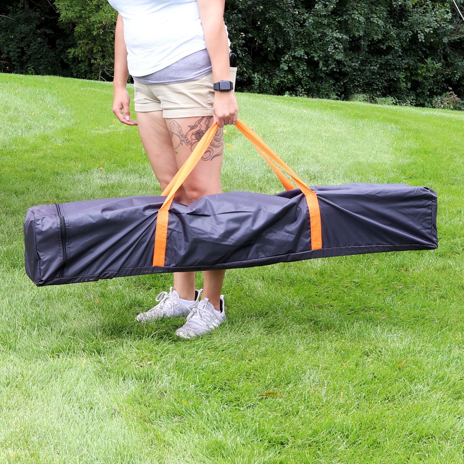 Sunnydaze Standard Pop-Up Canopy Carrying Bag - Black - 45.5"