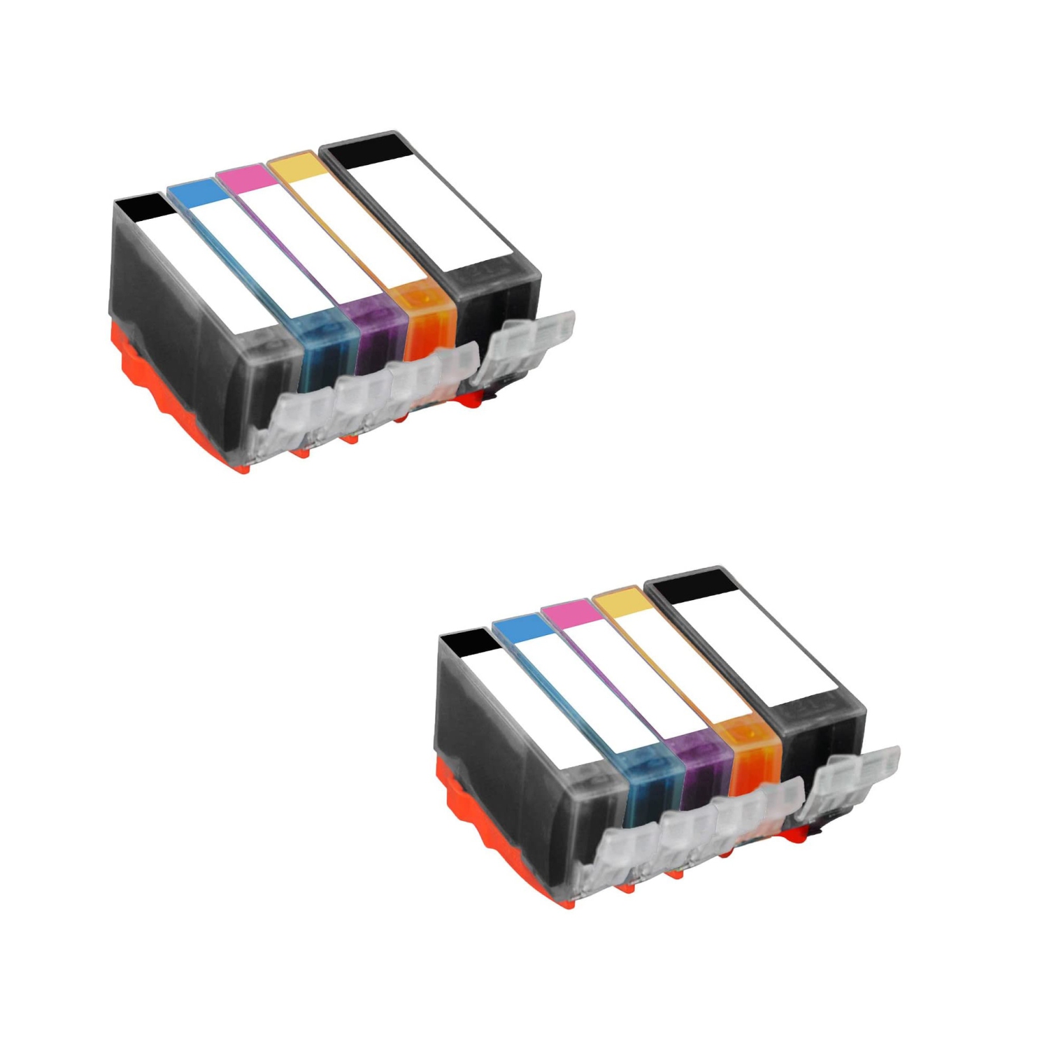 axGear Compatible PGI-220 CLI-221 Ink Cartridges B/C/M/Y 2 Combo for Canon PIXMA MP560 MP620