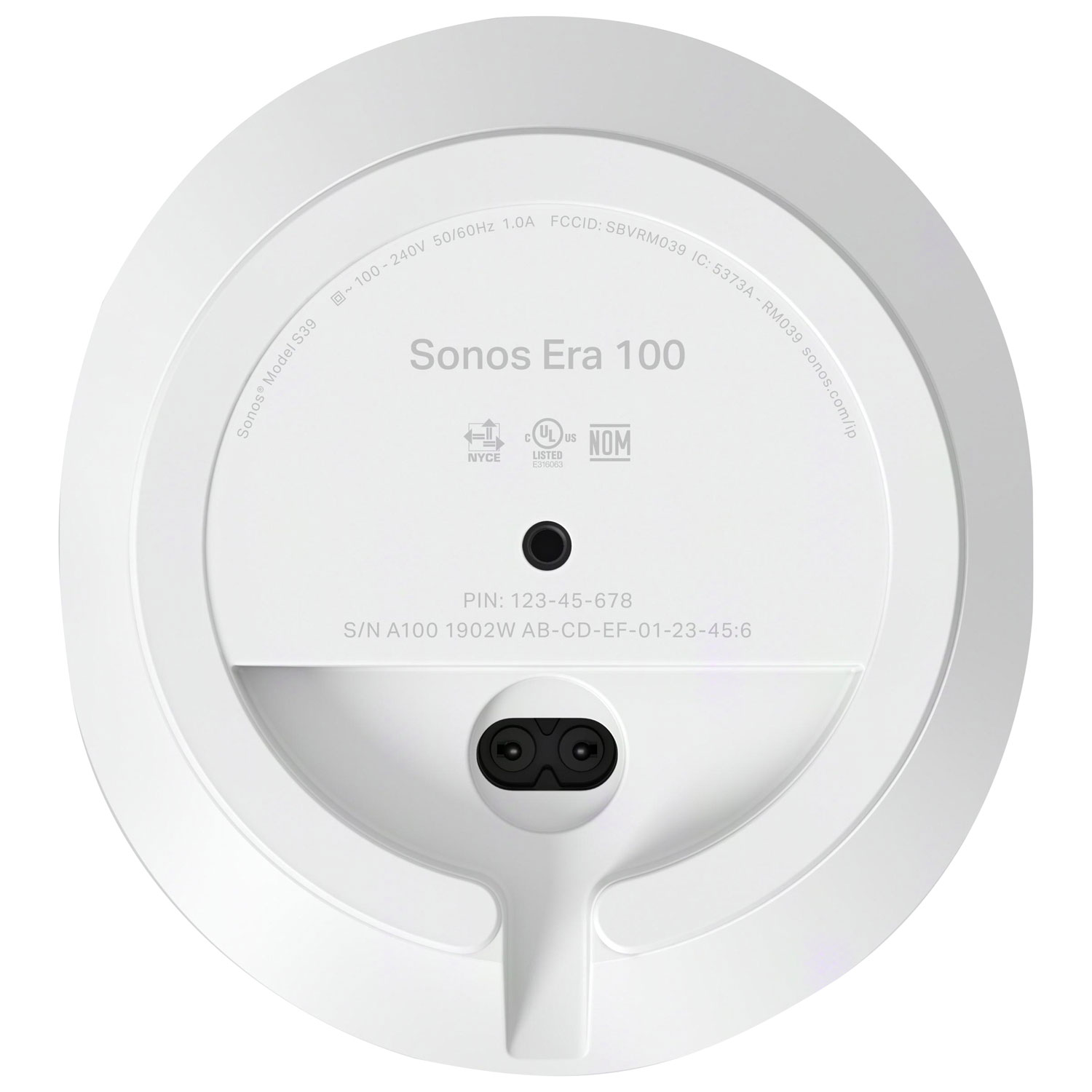 Sonos Era 100 Wi-Fi / Bluetooth Smart Speaker - White