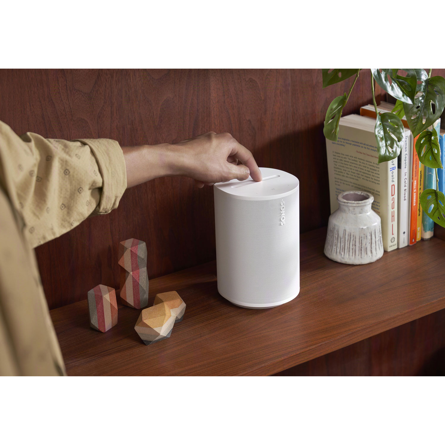 Sonos Era 100 Wi-Fi / Bluetooth Smart Speaker - White | Best