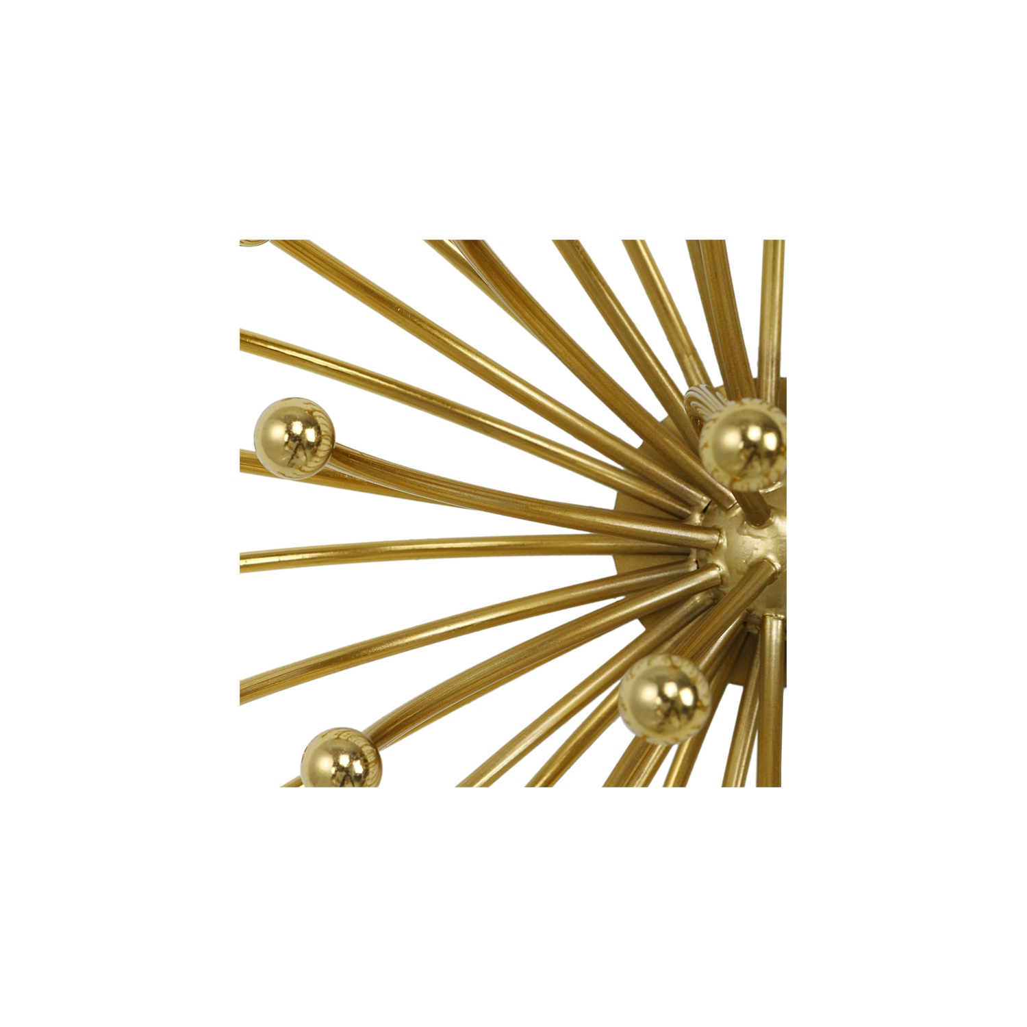 Décoration murale contemporaine en métal plaqué or UtterMost Aga