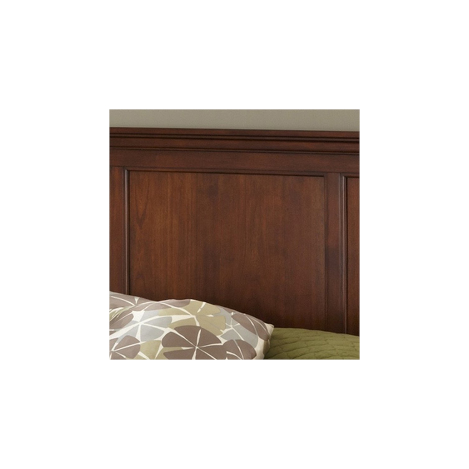 Bowery Hill Traditional Wood King Headboard in Brown