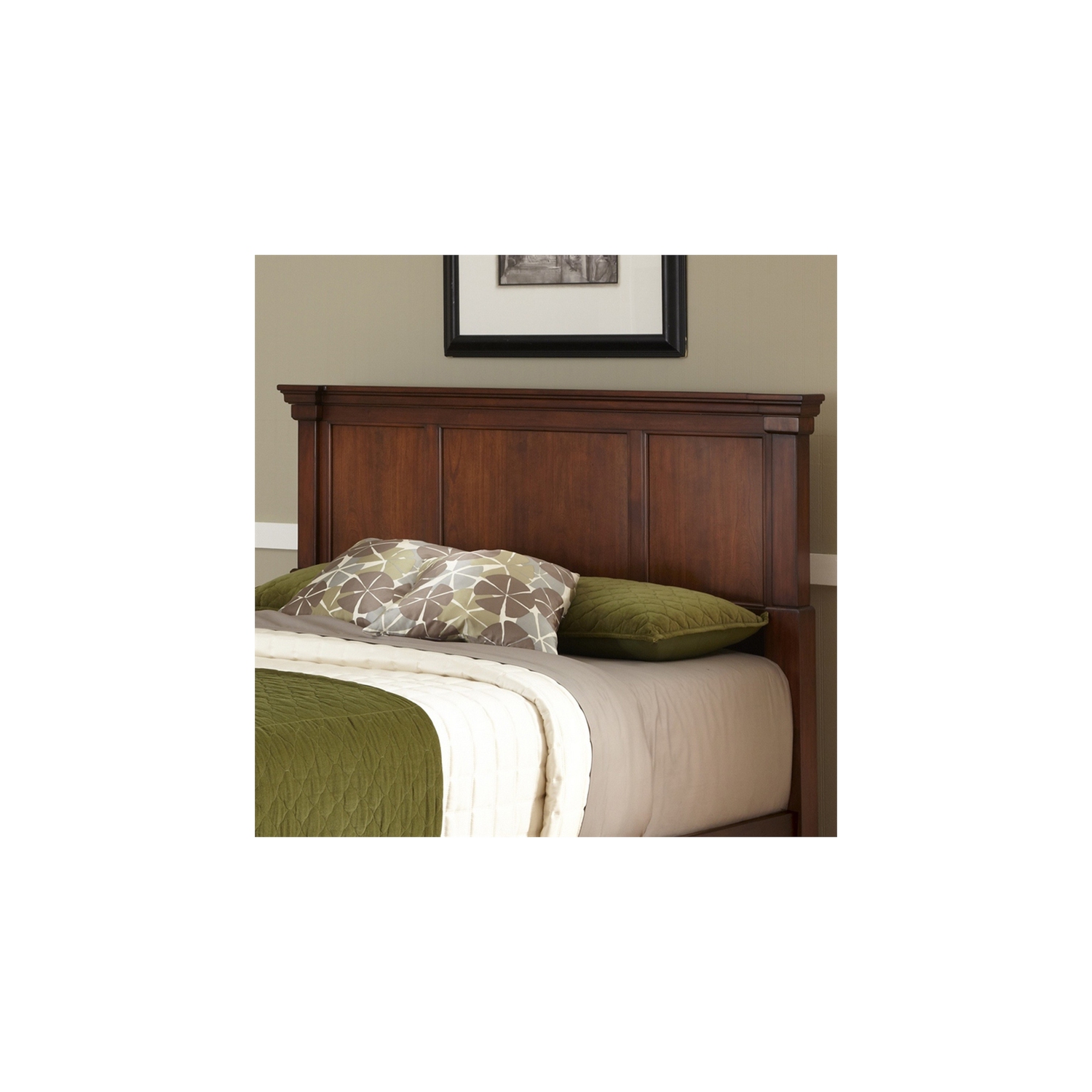 Homestyles – tête de lit en bois Aspen pour très grand lit, brun