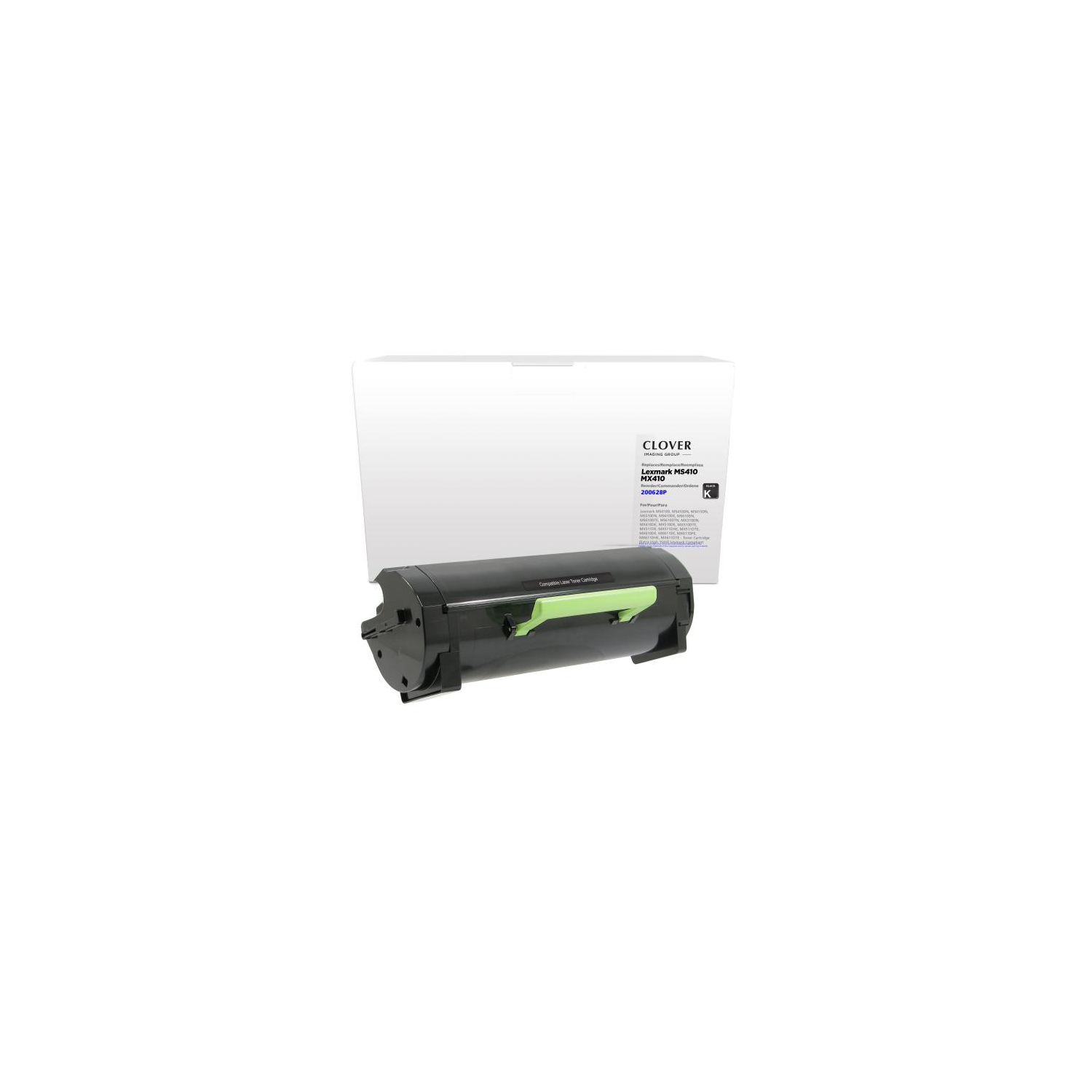 Clover Imaging Remanufactured Extra High Yield Toner Cartridge for Lexmark MS410/MS415/MS510/MS610/MX410/MX510/MX610