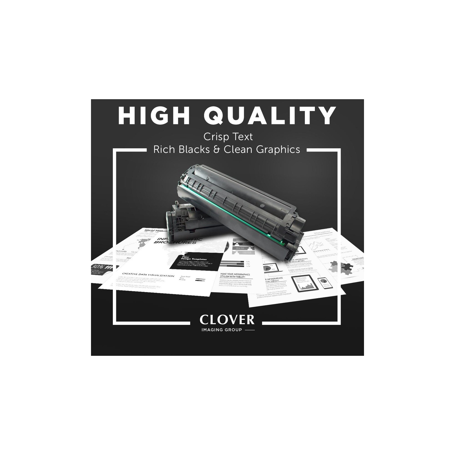 Clover Imaging Remanufactured Extra High Yield Toner Cartridge for Lexmark MS410/MS415/MS510/MS610/MX410/MX510/MX610