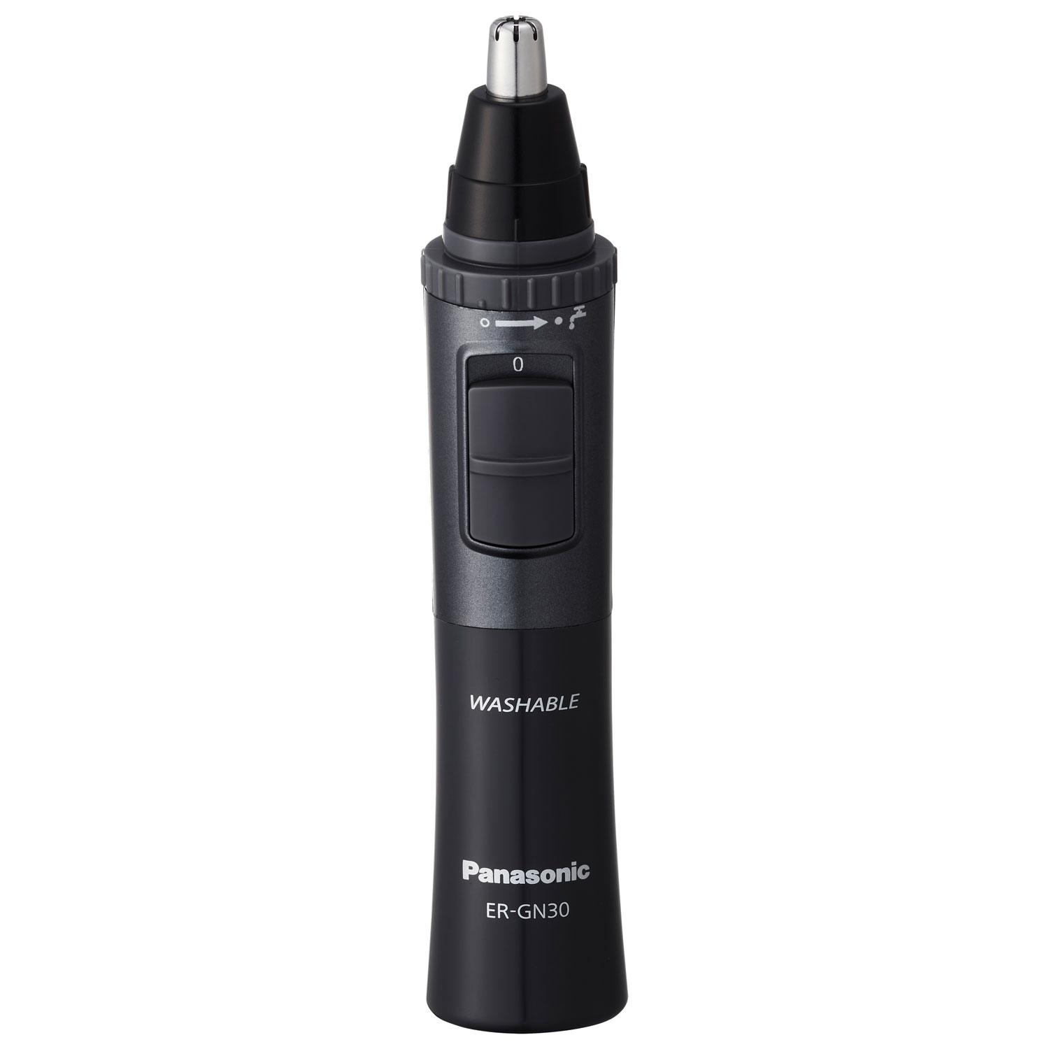 Panasonic Nose/Facial Hair Wet/Dry Trimmer (ERGN30H) - Black/Charcoal