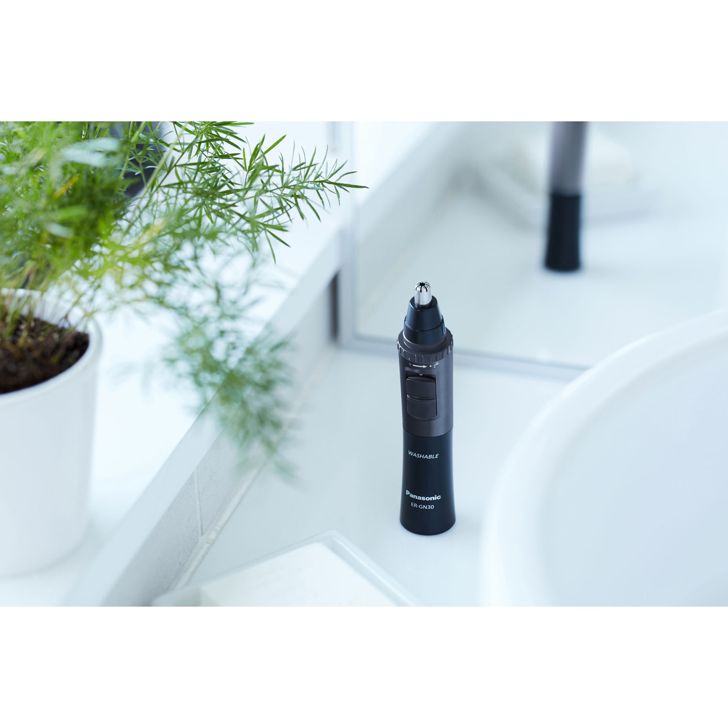 Panasonic Nose/Facial Hair Wet/Dry Trimmer - Black/Charcoal