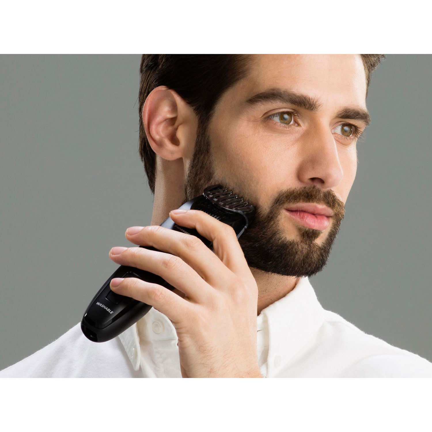 Tondeuse à barbe pour rasage sec/humide Premium de Panasonic - Noir