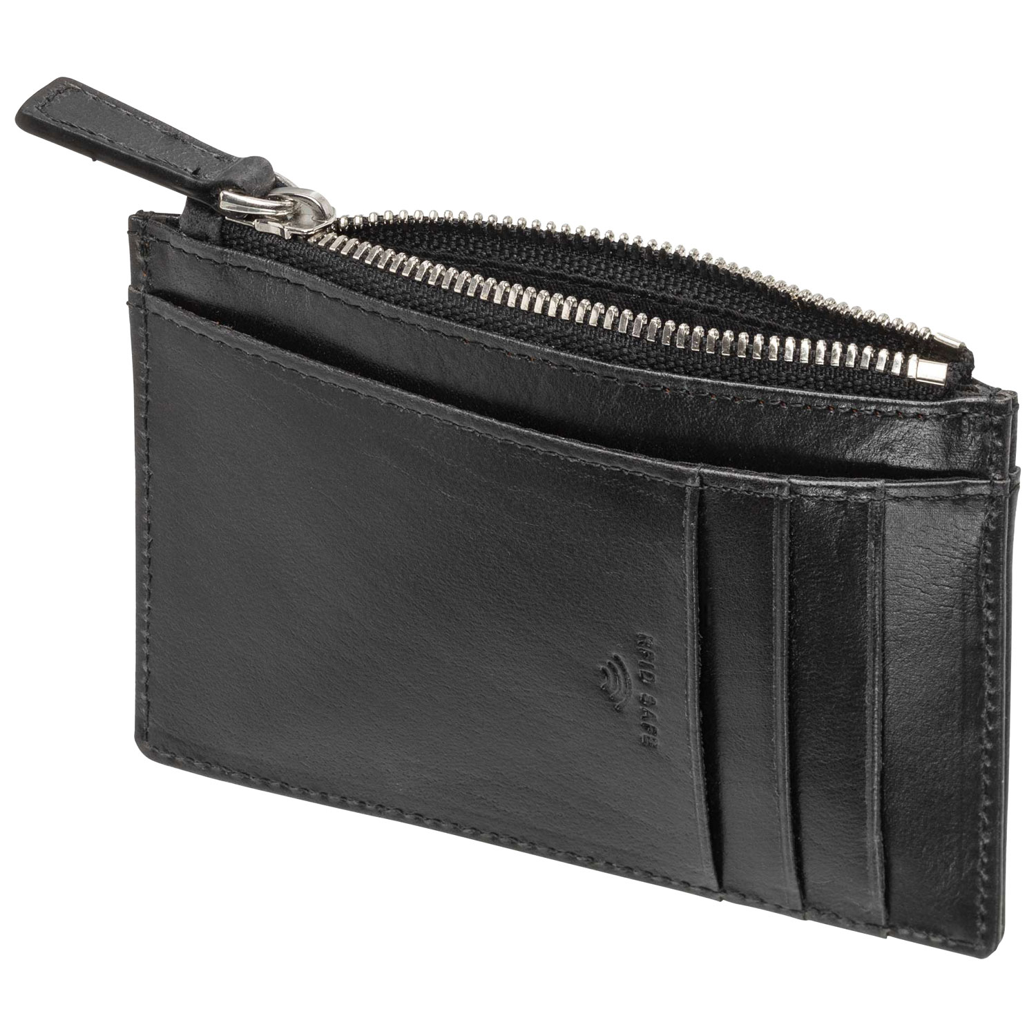 Porte-cartes RFID en cuir véritable South Beach de Mancini - Noir