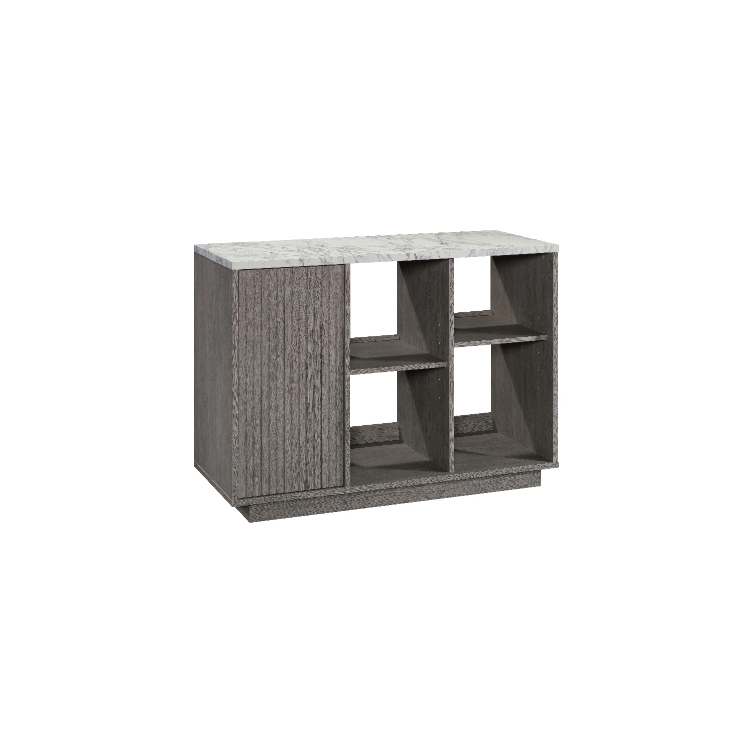 Sauder – rangement d’appoint en bois d’ingénierie East Rock, chêne cendré