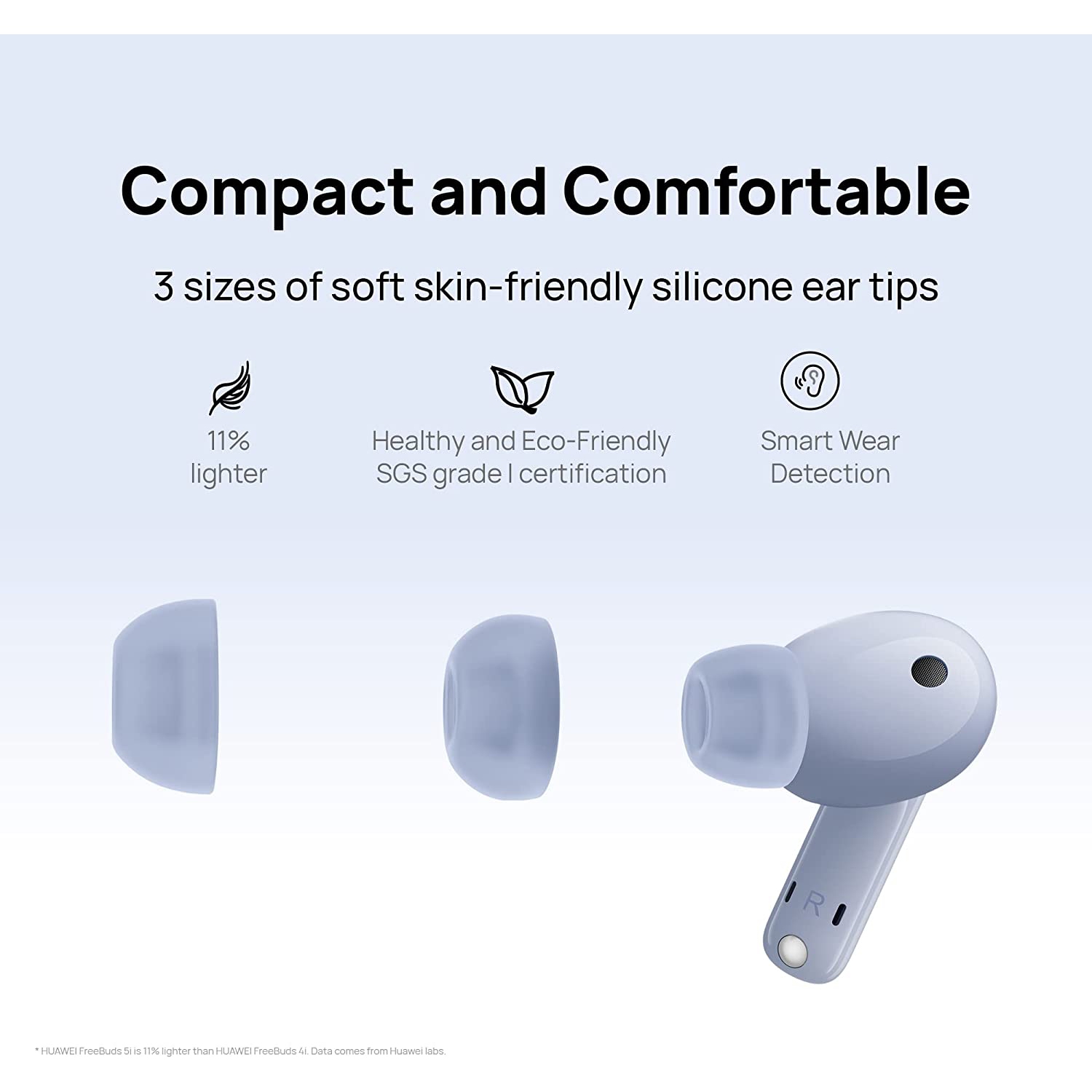 HUAWEI FreeBuds 5i Wireless Earphone - TWS Bluetooth Earbuds, Hi-Res sound, multi-mode noise cancellation, 28 hr battery life, Dual device