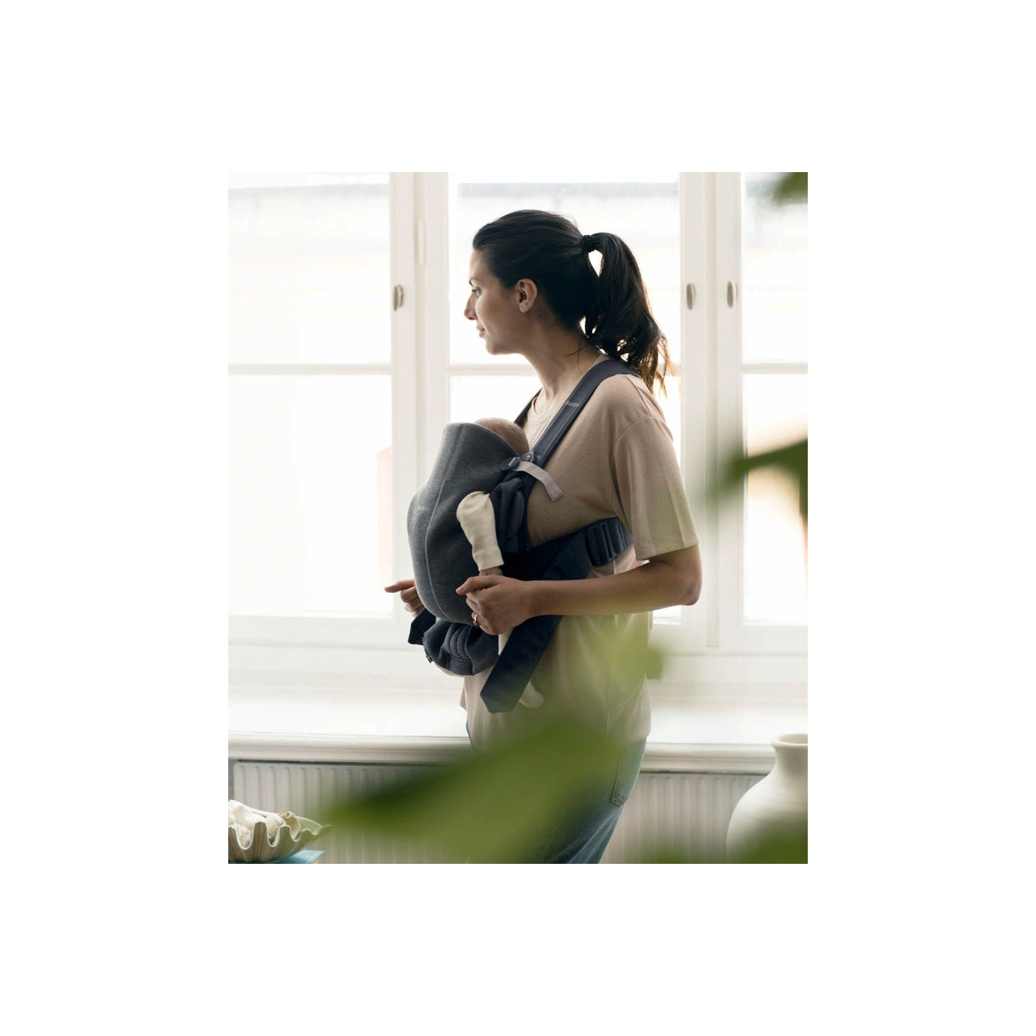 Porte-bébé Mini de BabyBjorn - 3D filet, noir