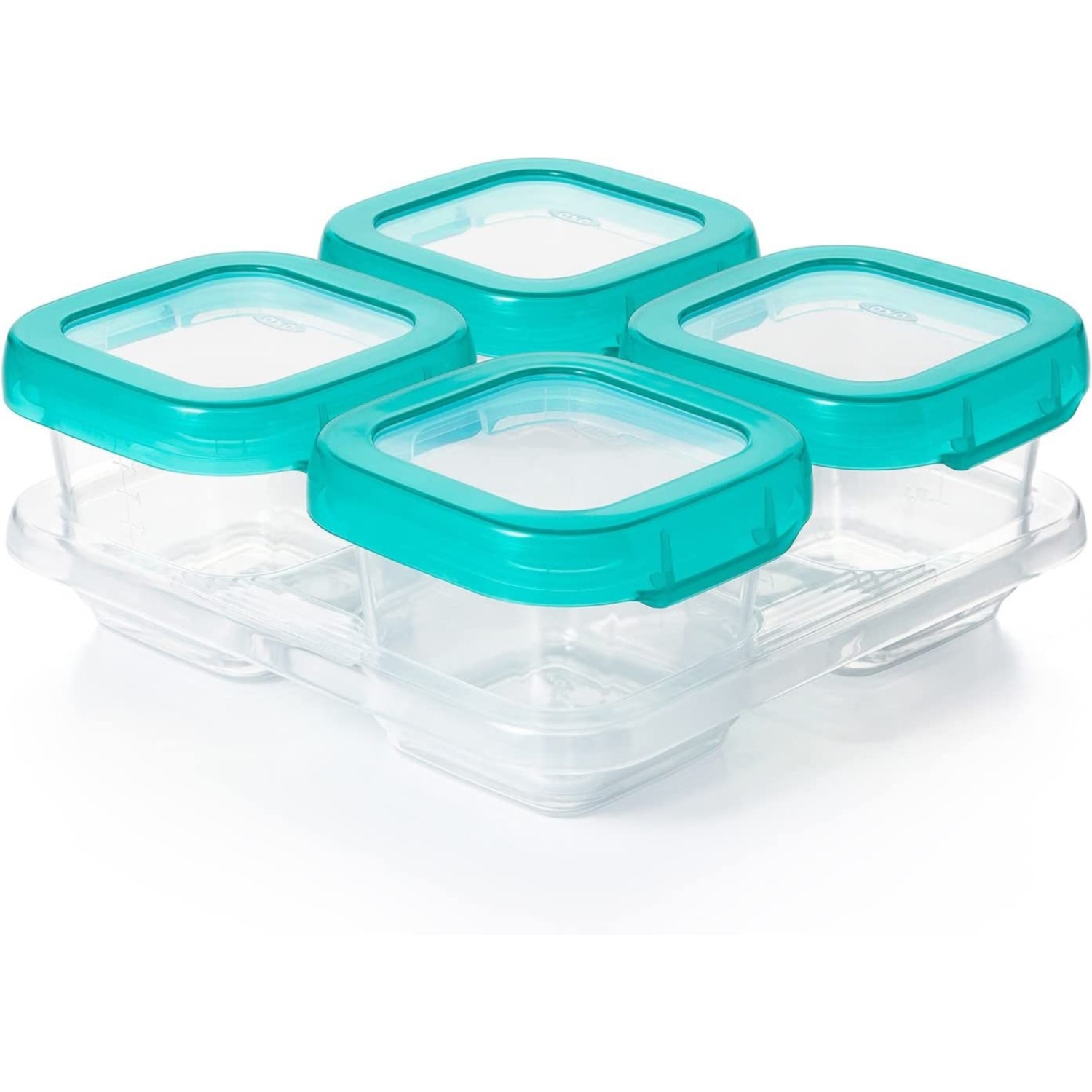 OXO Tot 4-Pack Baby Food Storage Blocks - Teal