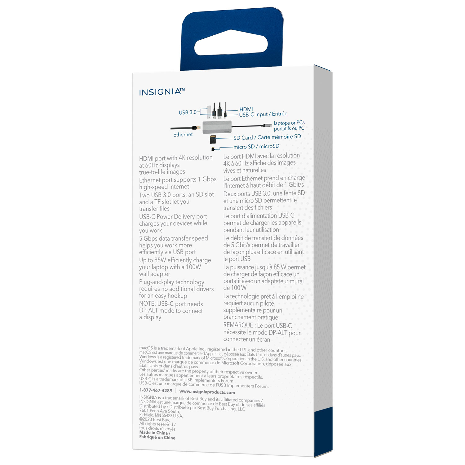 Insignia 7-Port USB-C Hub - Only at Best Buy