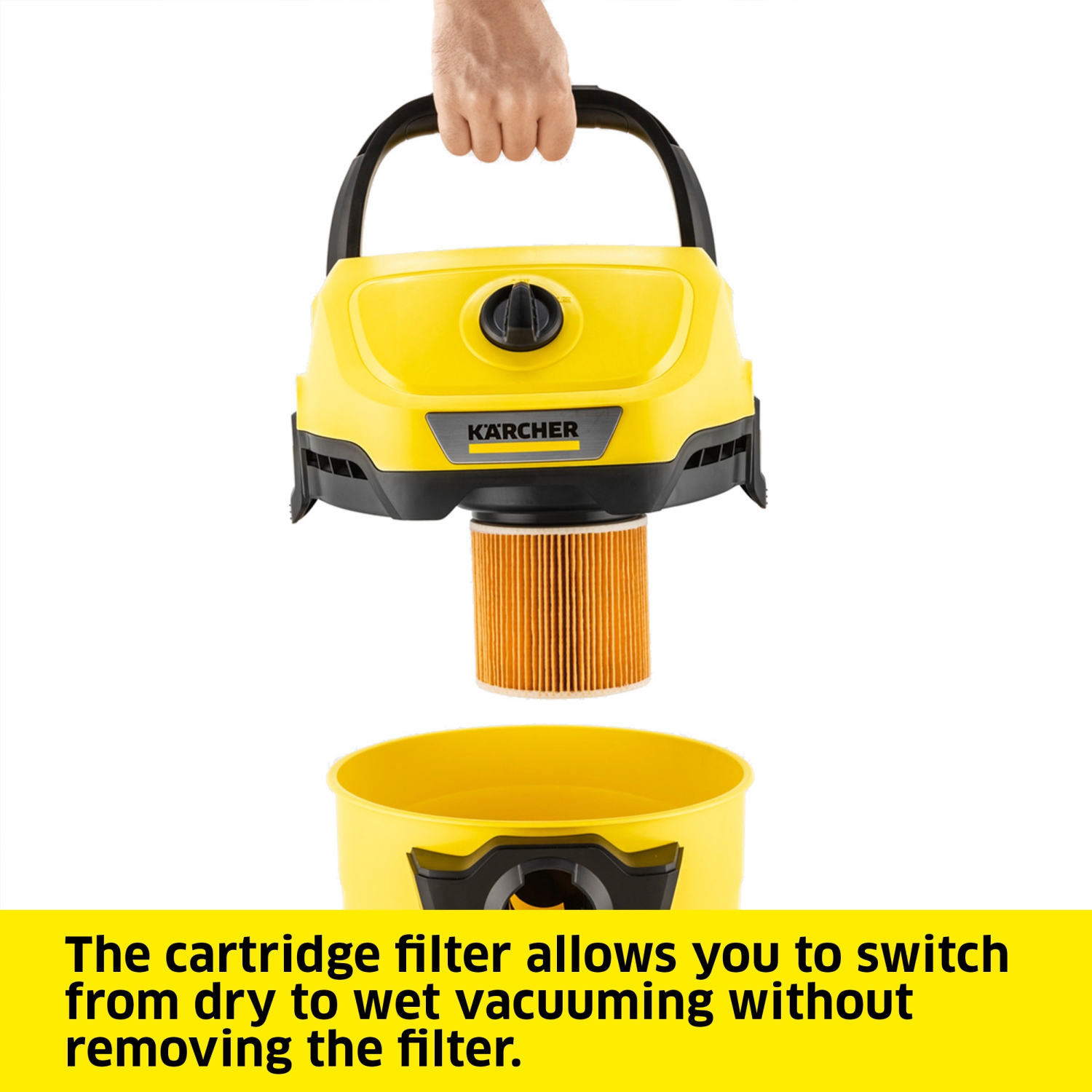 Karcher WD 3 17L Wet/Dry Vacuum