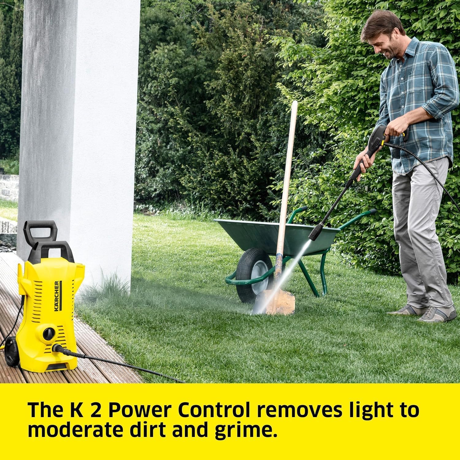 Nettoyeur haute pression électrique Karcher K2 Power Control 1700 PSI avec consultant d'application via l'application Karcher