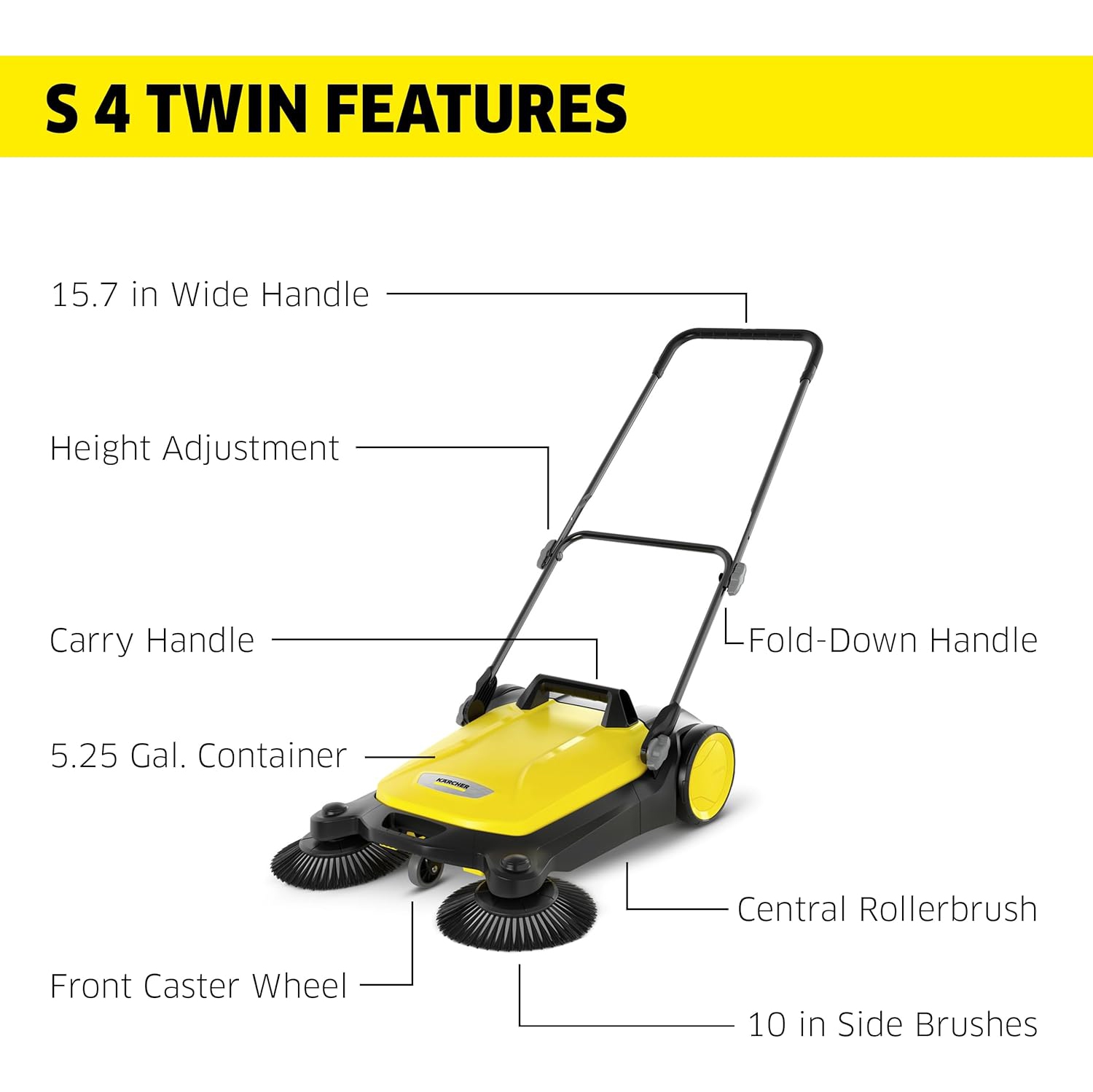 Karcher S4 Twin Outdoor Sweeper