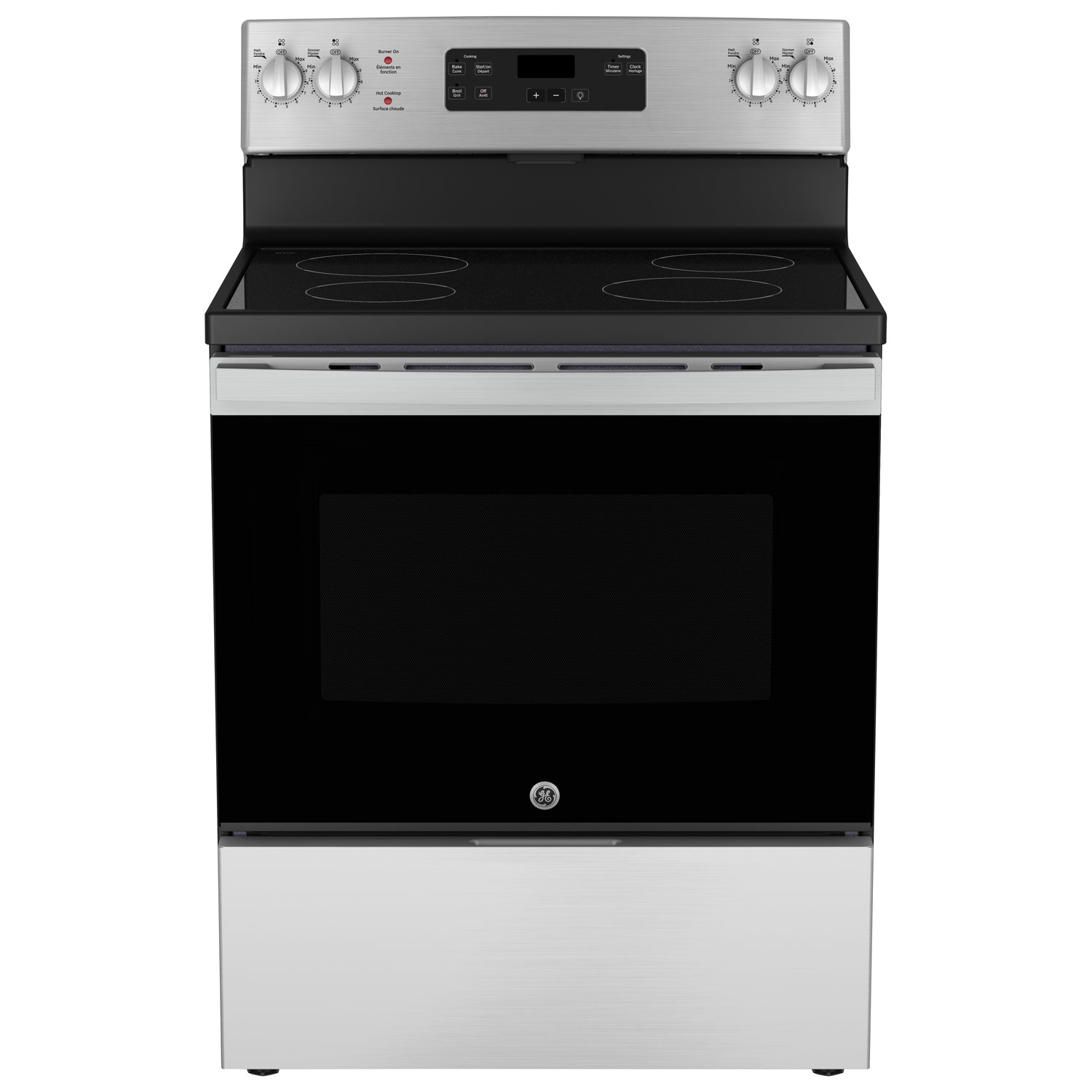 GE 30" 5.0 Cu. Ft. Freestanding Electric Range - Stainless Steel