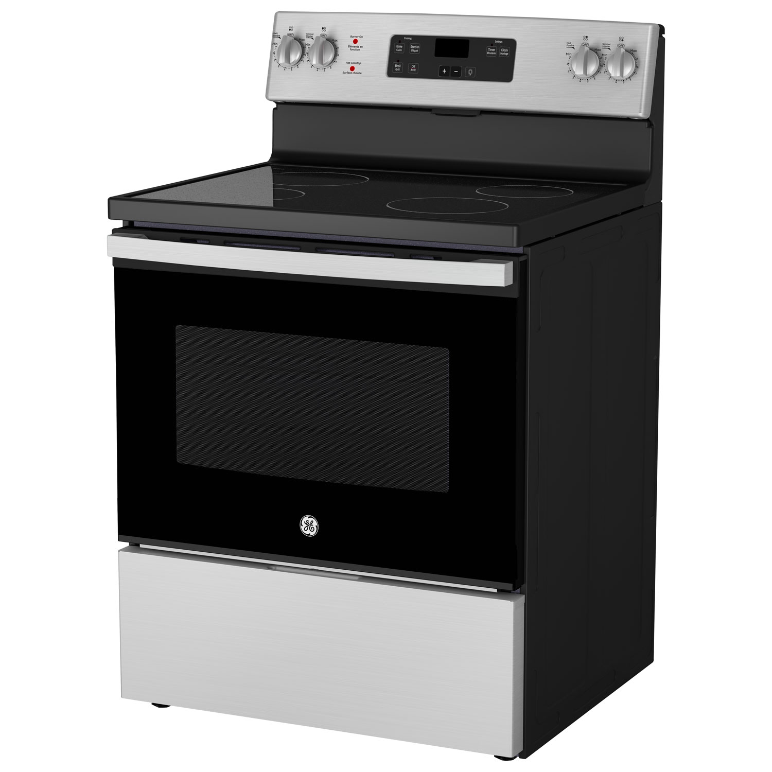 GE 30" 5.0 Cu. Ft. Freestanding Electric Range - Stainless Steel