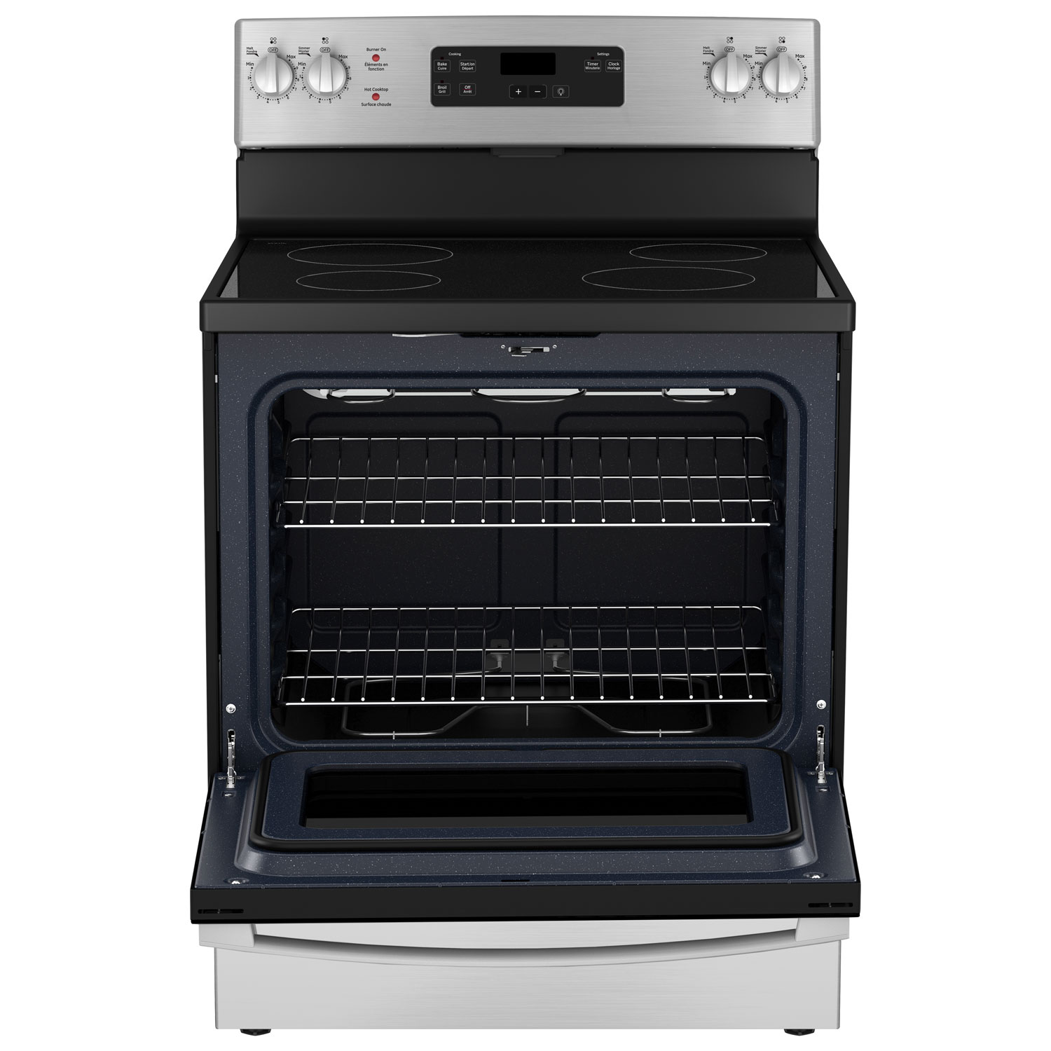 GE 30" 5.0 Cu. Ft. Freestanding Electric Range - Stainless Steel