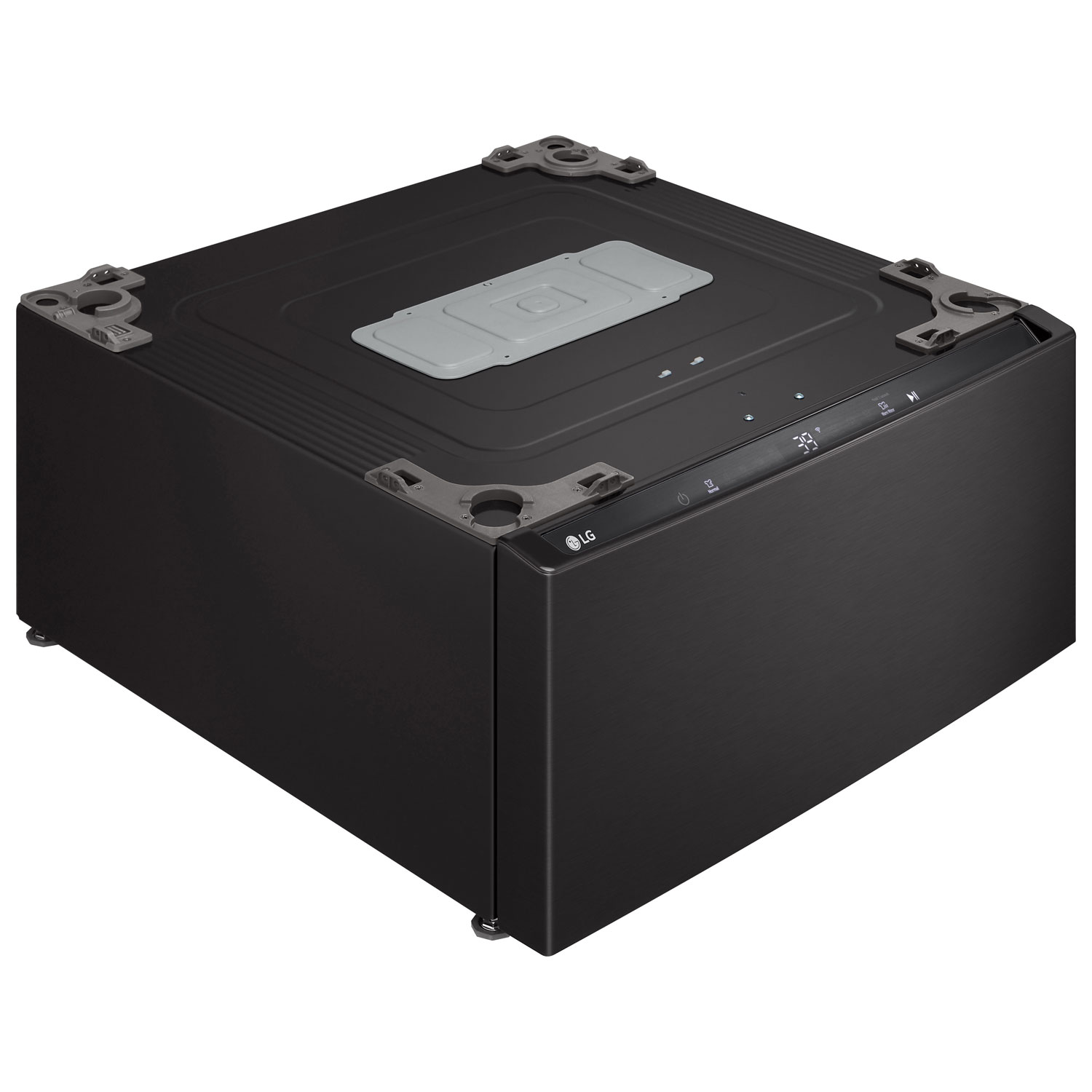 Laveuse sur socle de 1 pi³ de 27 po Sidekick de LG - Acier noir