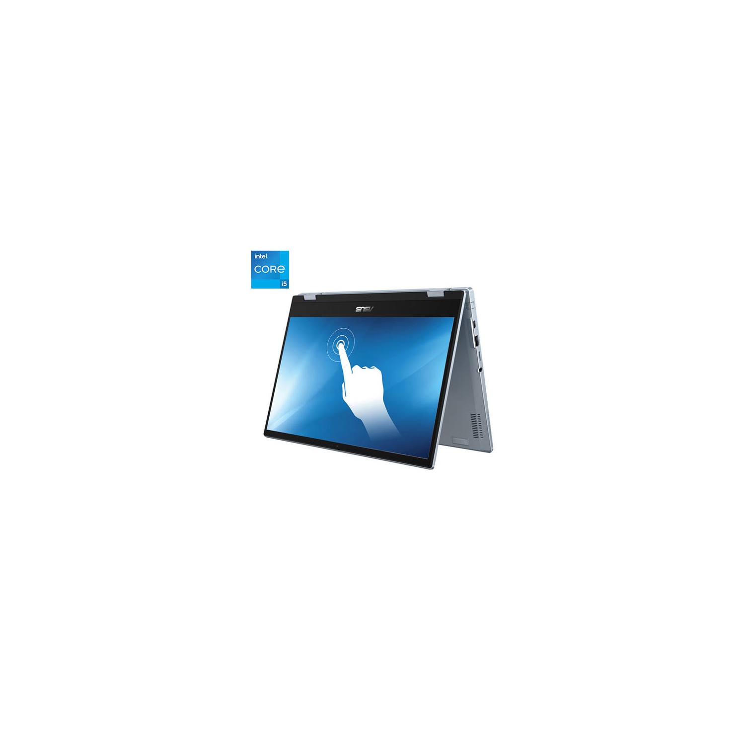 Open Box - ASUS CX3 14" Touchscreen 2-in-1 Chromebook Flip -Blue (Intel i5-1130G7/512GB PCIe SSD/16GB RAM/ChromeOS)