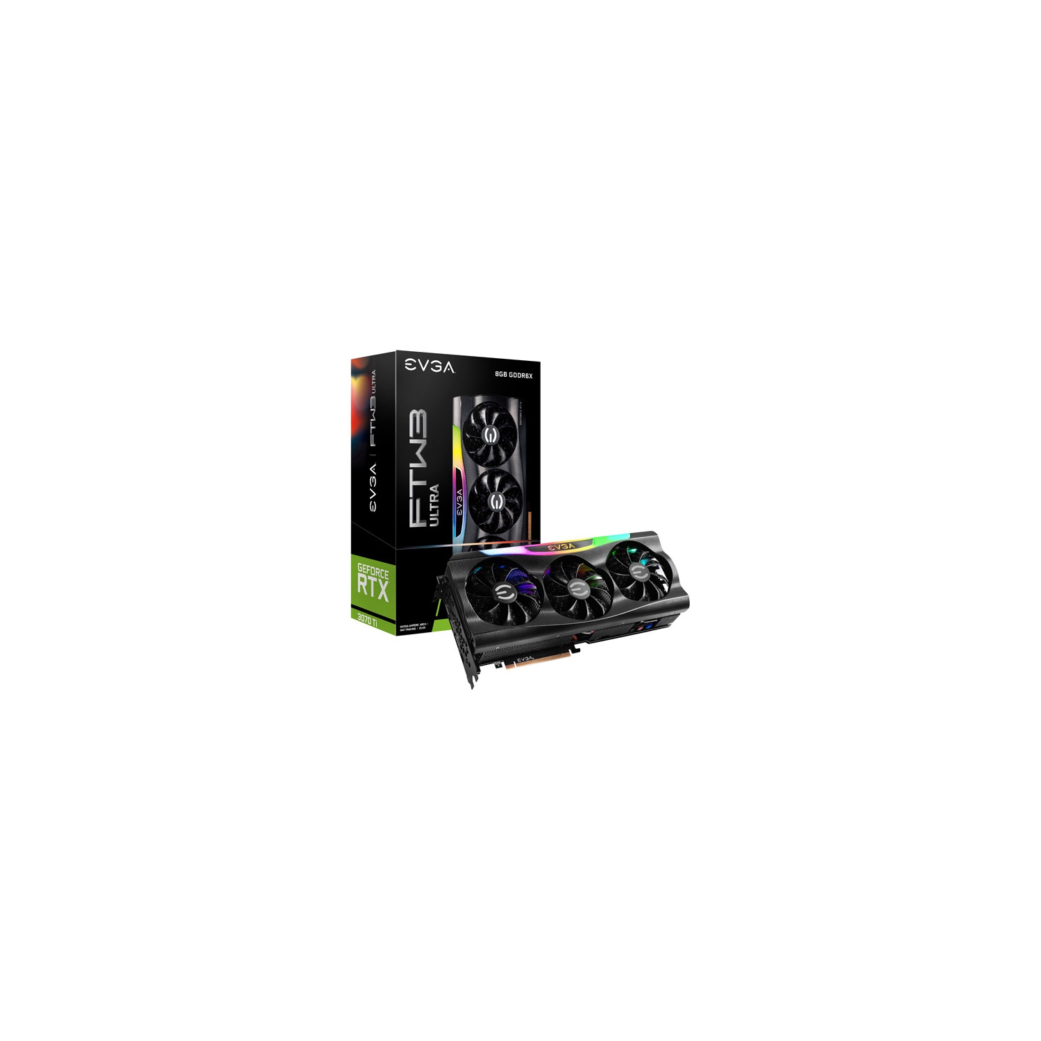 Refurbished (Good) - EVGA GeForce RTX 3070 Ti 8GB GDDR6X Video Card