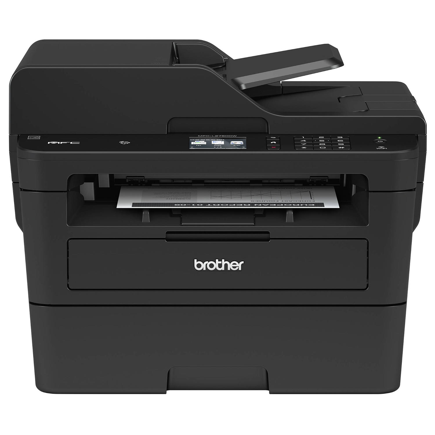 For Brother MFC-L2750DW All-in-One Monochrome Black and White Laser Printer with Printing Copying and Scanning and Fax
