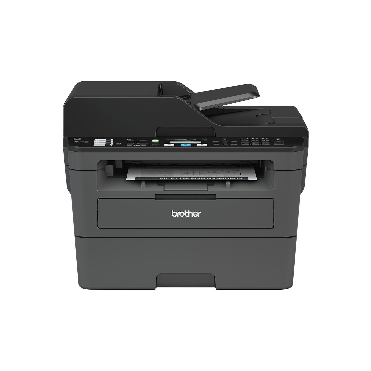 For Brother MFC-L2710DW All-in-One Monochrome Black and White Laser Printer with Fax, Printing Copying and Scanning