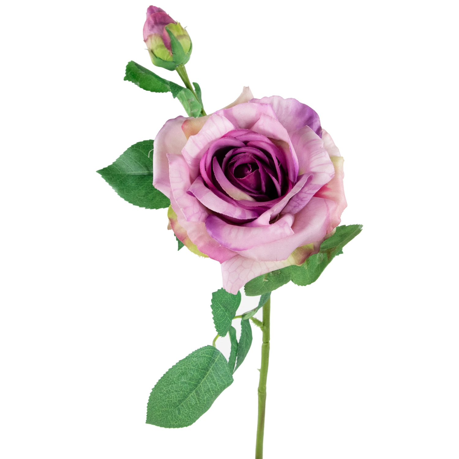 Real Touch™ Purple Artificial Rose Stems, Set of 6 - 26"