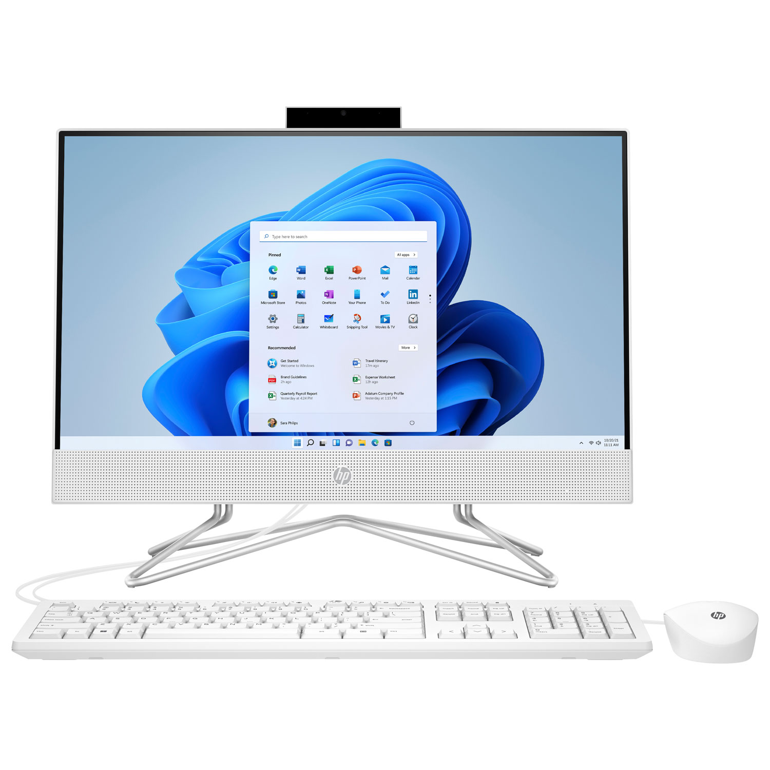 HP All-in-One PC (Intel Pentium Silver J5040/128GB SSD/8GB RAM/Windows 11) - Only at Best Buy