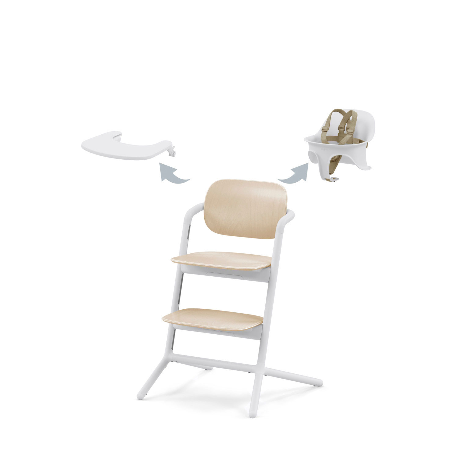 Cybex Lemo 2 3-In-1 High Chair - Sand White