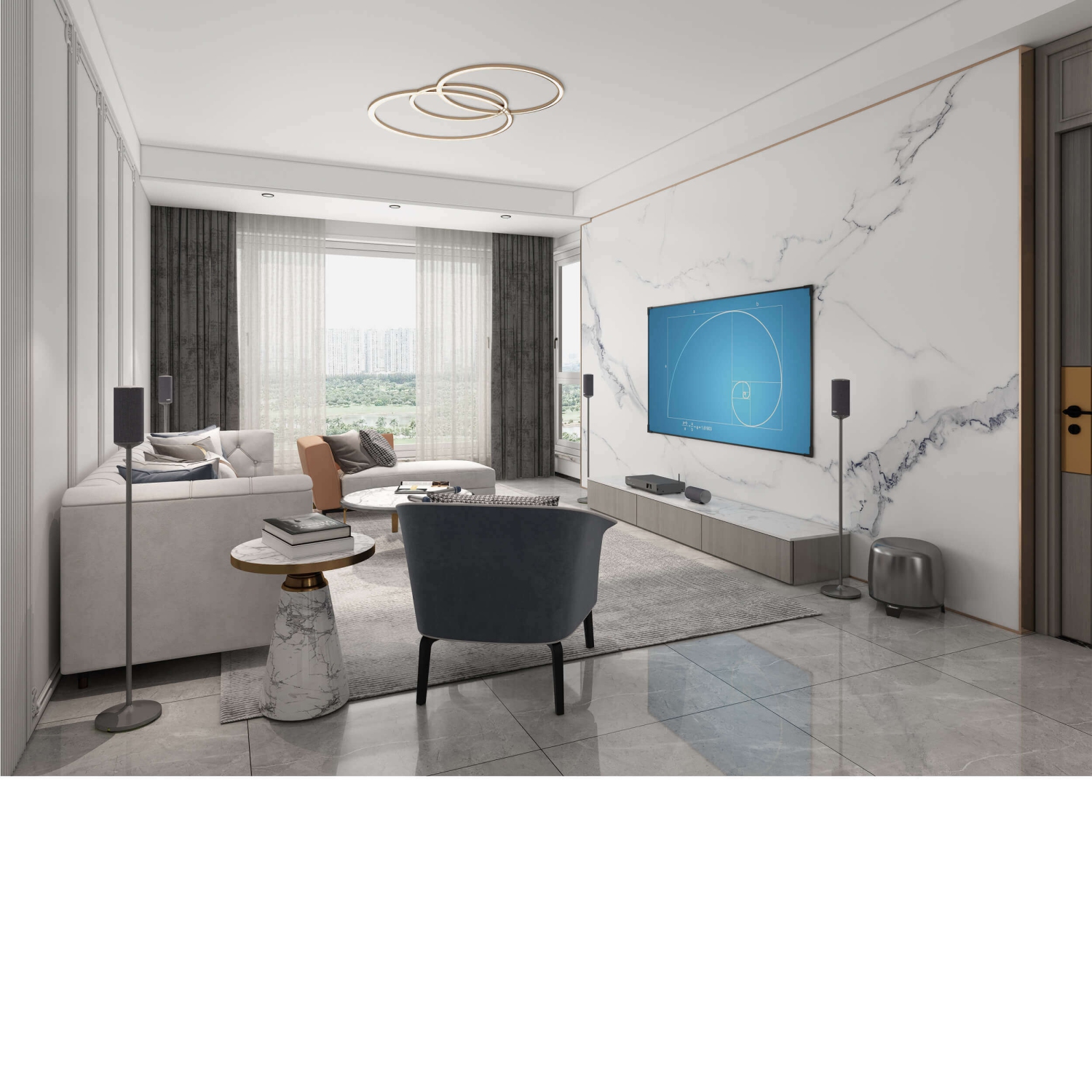 RESONIC – SYSTÈME DE HAUT-PARLEURS KARAOKÉ ET DE CINÉMA MAISON 4K PK-510 5,1CH, OPTIQUE/COAXIAL, HDMI, ARC, REFELIATOR, Prise en charge de Dolby