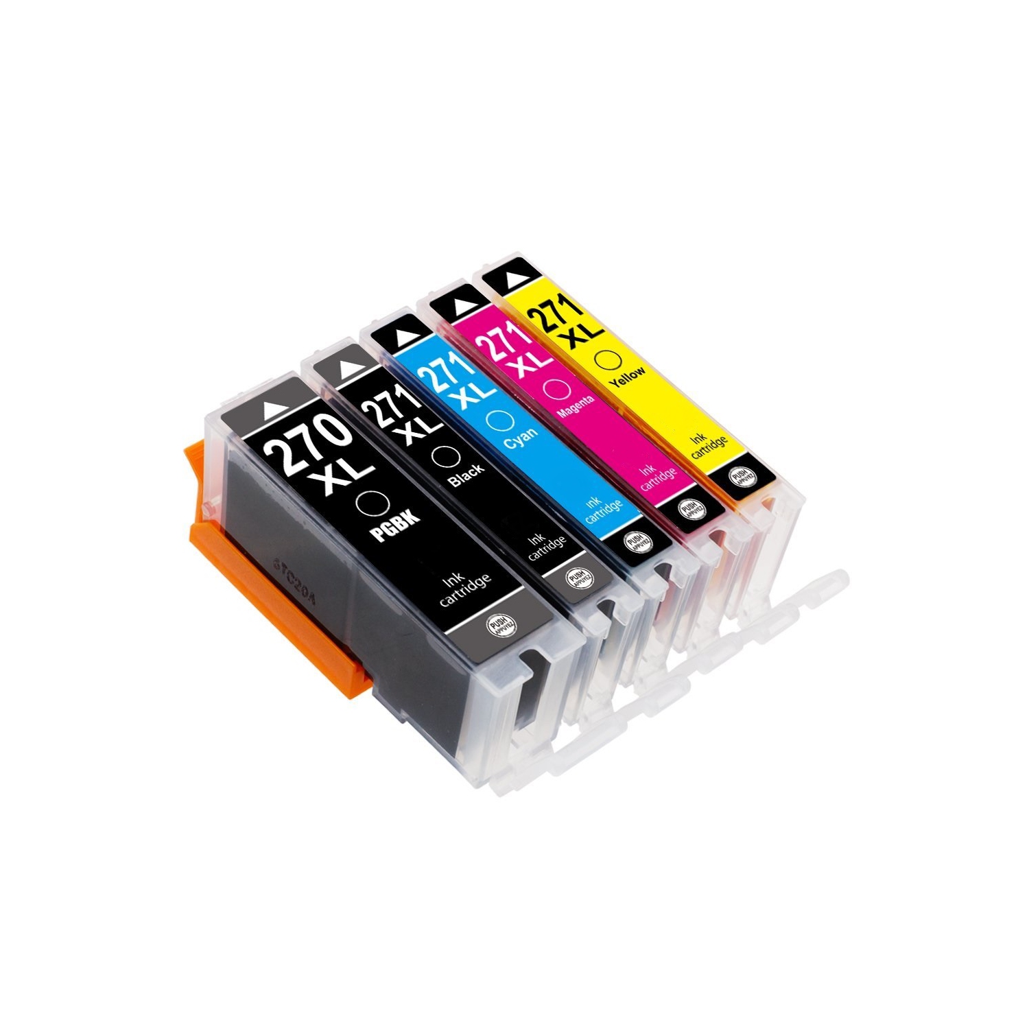 axGear Canon PGI-270XL CLI-271XL Compatible Ink Cartridge Combo High Yield PGBK/BK/C/M/Y PIXMA MG5720, MG5721