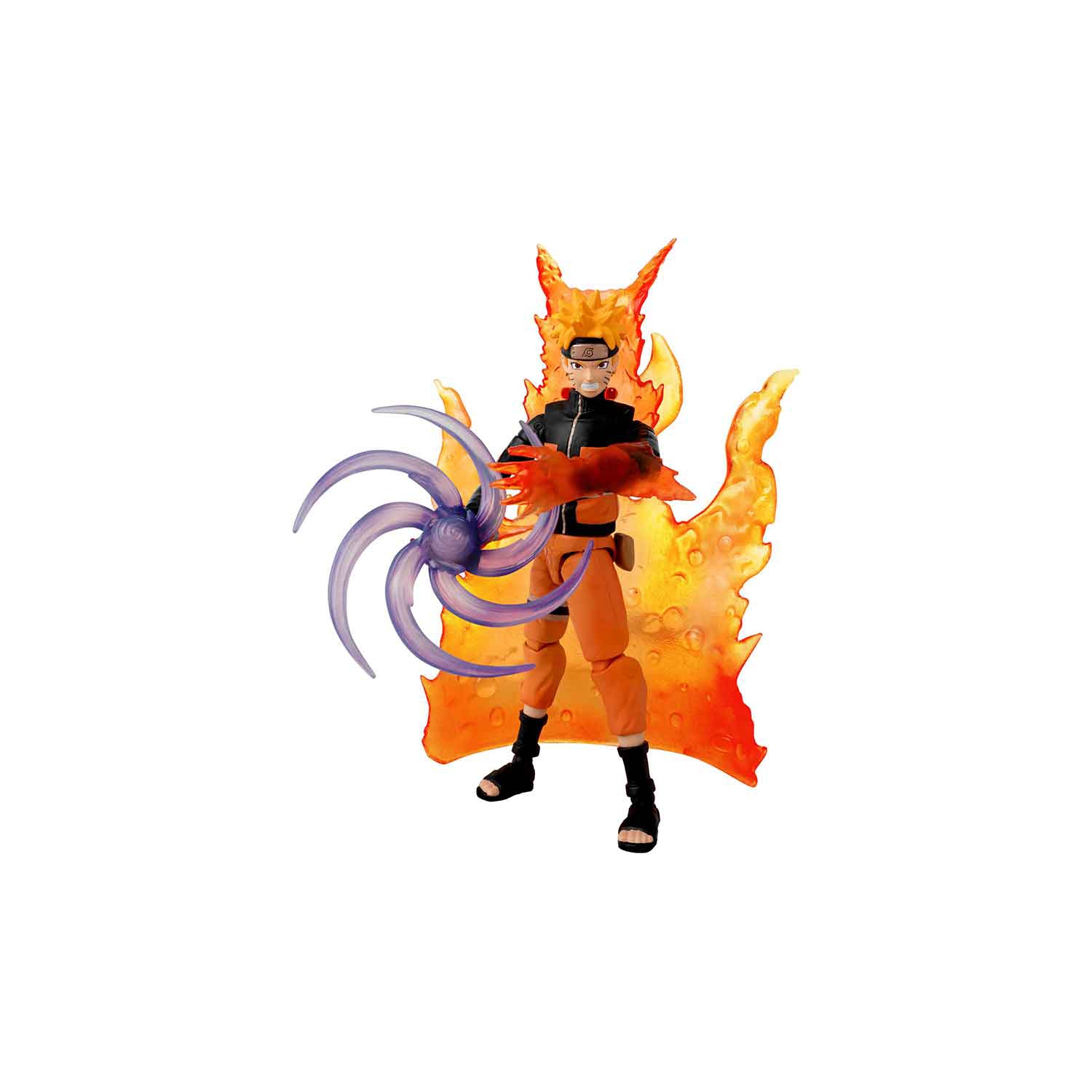 Naruto Shippuden 6 Inch Action Figure Anime Heroes - Naruto Uzumaki Tailed Beast Cloak
