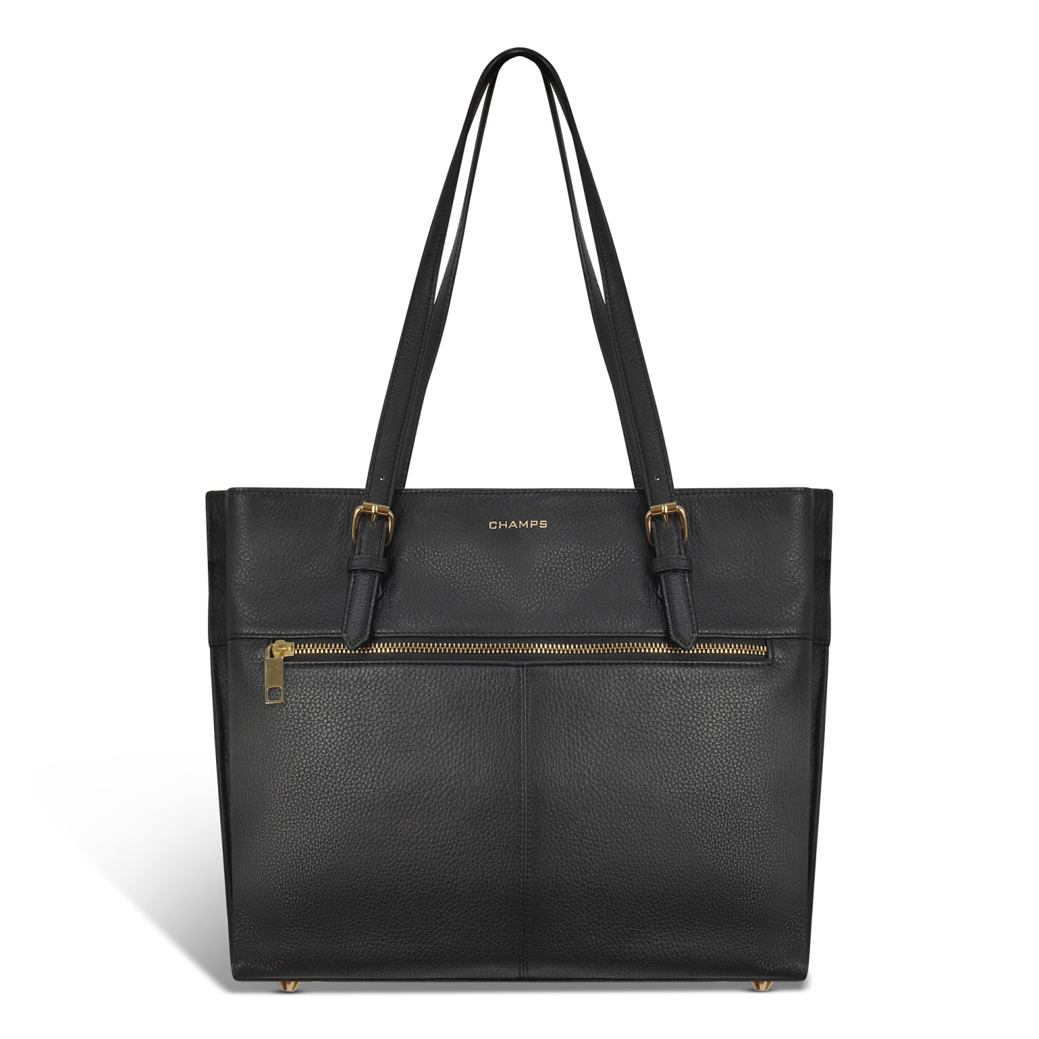 CHAMPS Gala Collection Leather Tote Bag