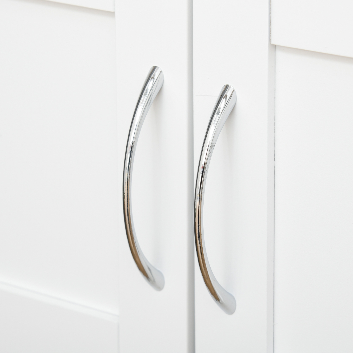 HOMCOM Kitchen Island on Wheels, Rolling Kitchen Cart with Drawer, 9-Bottle Wine Rack, Storage Cabinets, Wooden Countertop