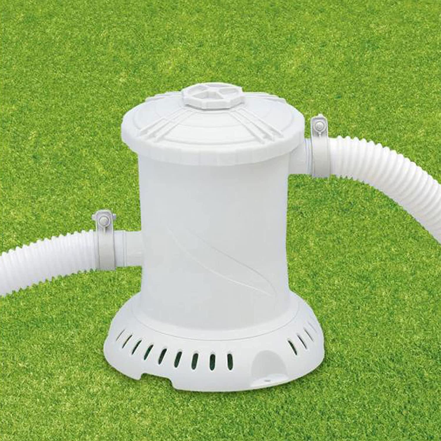 Summer Waves 12ft x 30in Round Quick Set Inflatable Pool with RX330 filter pump - Blue