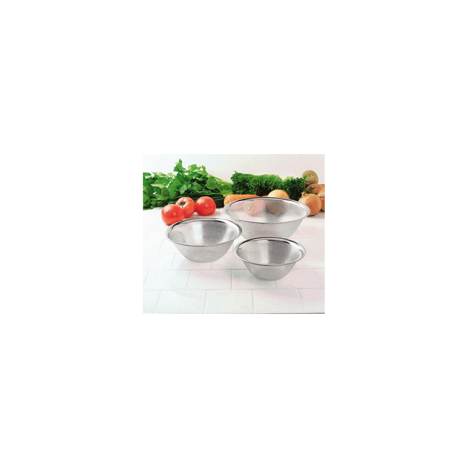Sori Yanagi Punched Strainer 3pcs set