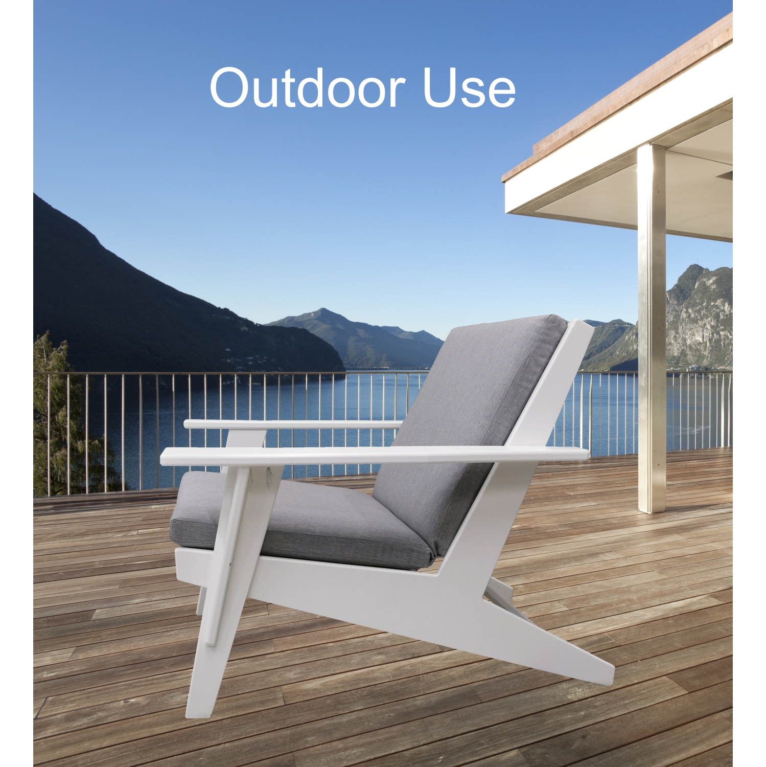 Modern Lounge Chair Indoor/Outdoor , Adirondack Chair