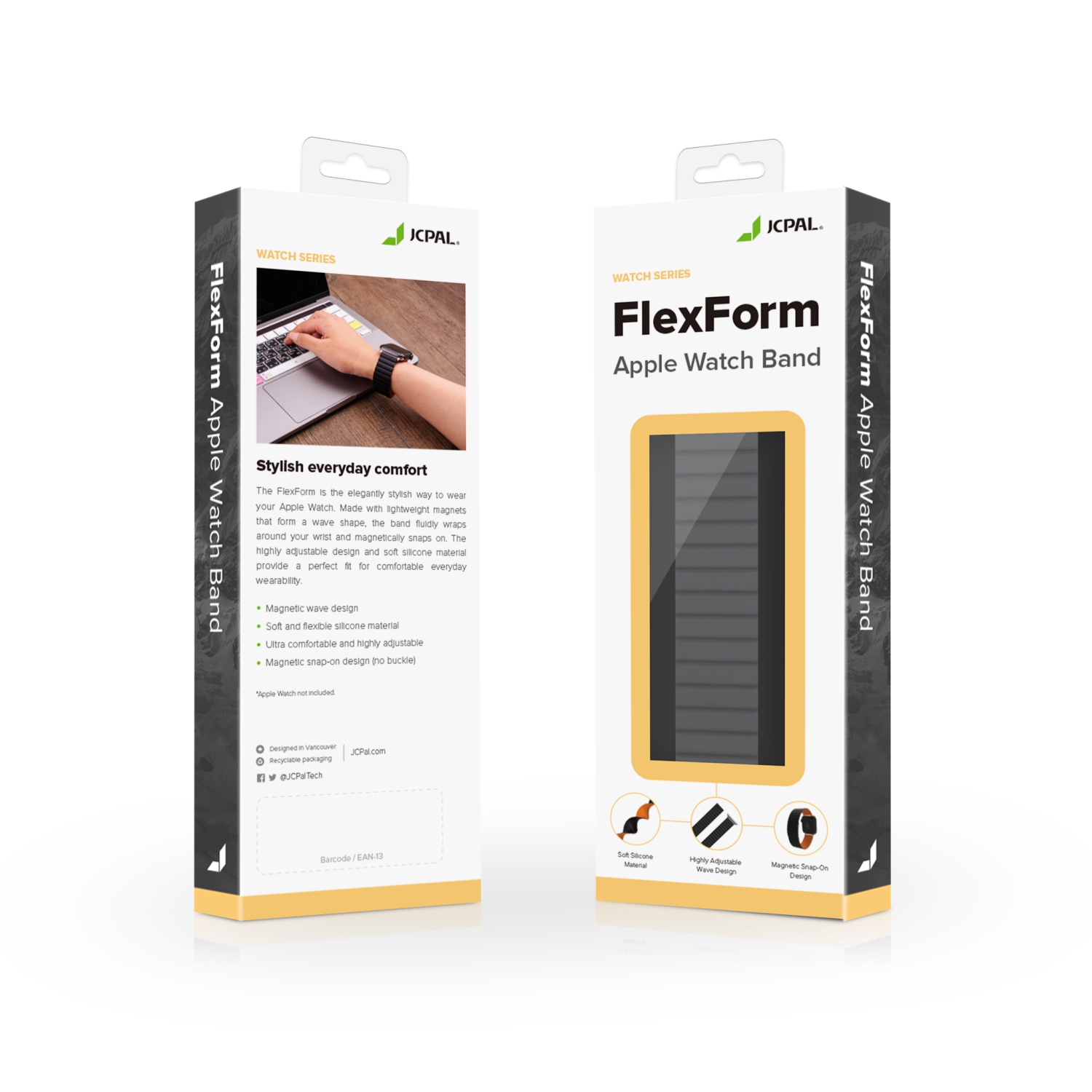 JCPal FlexForm Magnetic Apple Watch Band 42_44_45mm