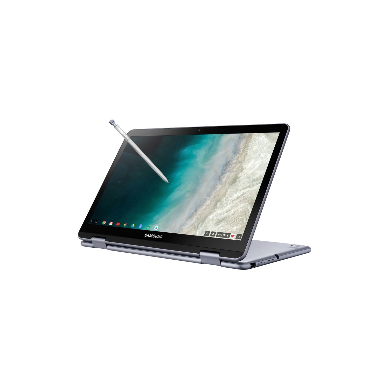 Open Box - Samsung Chromebook Plus V2 XE520QAB-K04US 12.2" Touchscreen 2 in 1 Chromebook - Silver (Intel 3965Y / 4 GB RAM / 64 GB SSD / Chrome OS)