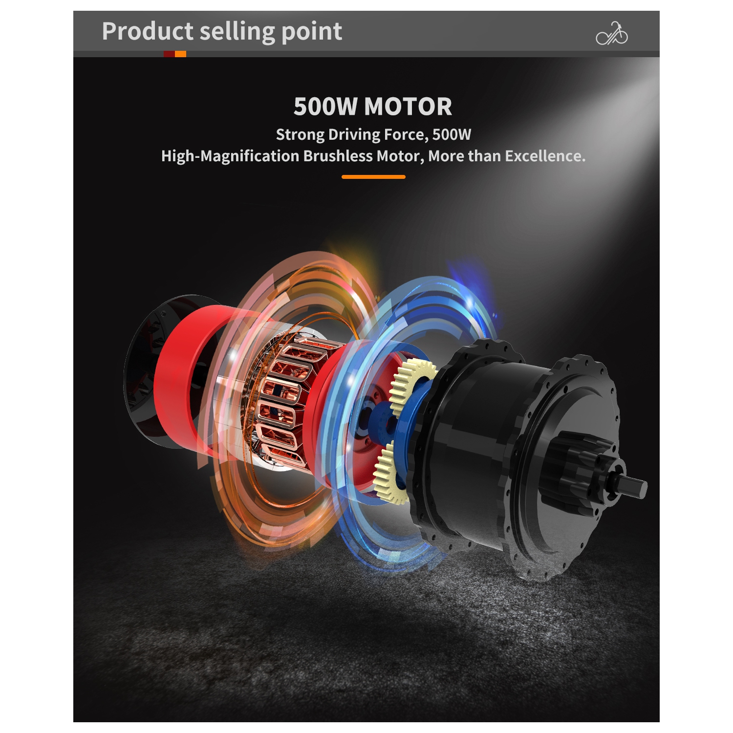 Vélo électrique pliable AOSTIRMOTOR A20 avec batterie 500&nbsp;W 36&nbsp;V 13AH, 20&nbsp;po. Vélo électrique Fat Tire pour adultes - Noir