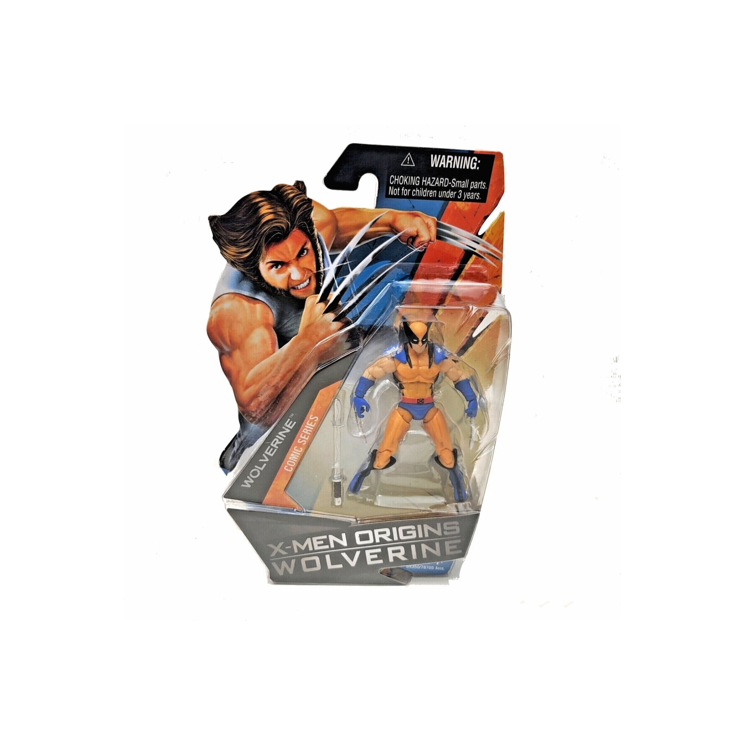 X-Men Origins Wolverine Action Figure Wolverine with Blue and Yellow Suit 84350