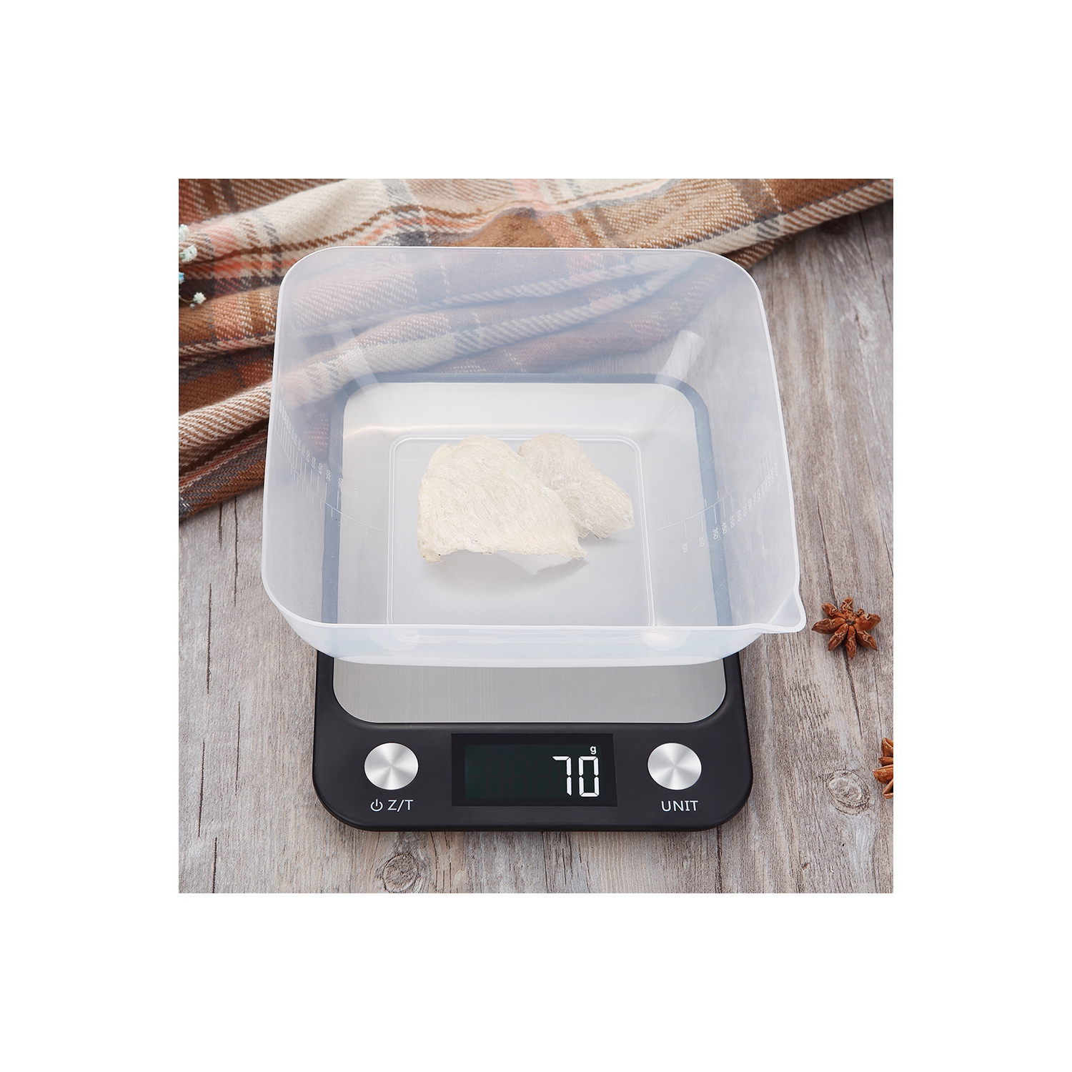 Kitchen Scale Electric Kitchen Scale Baking Scale High- Pocket Scale Food Scale with LCD Backlight Display